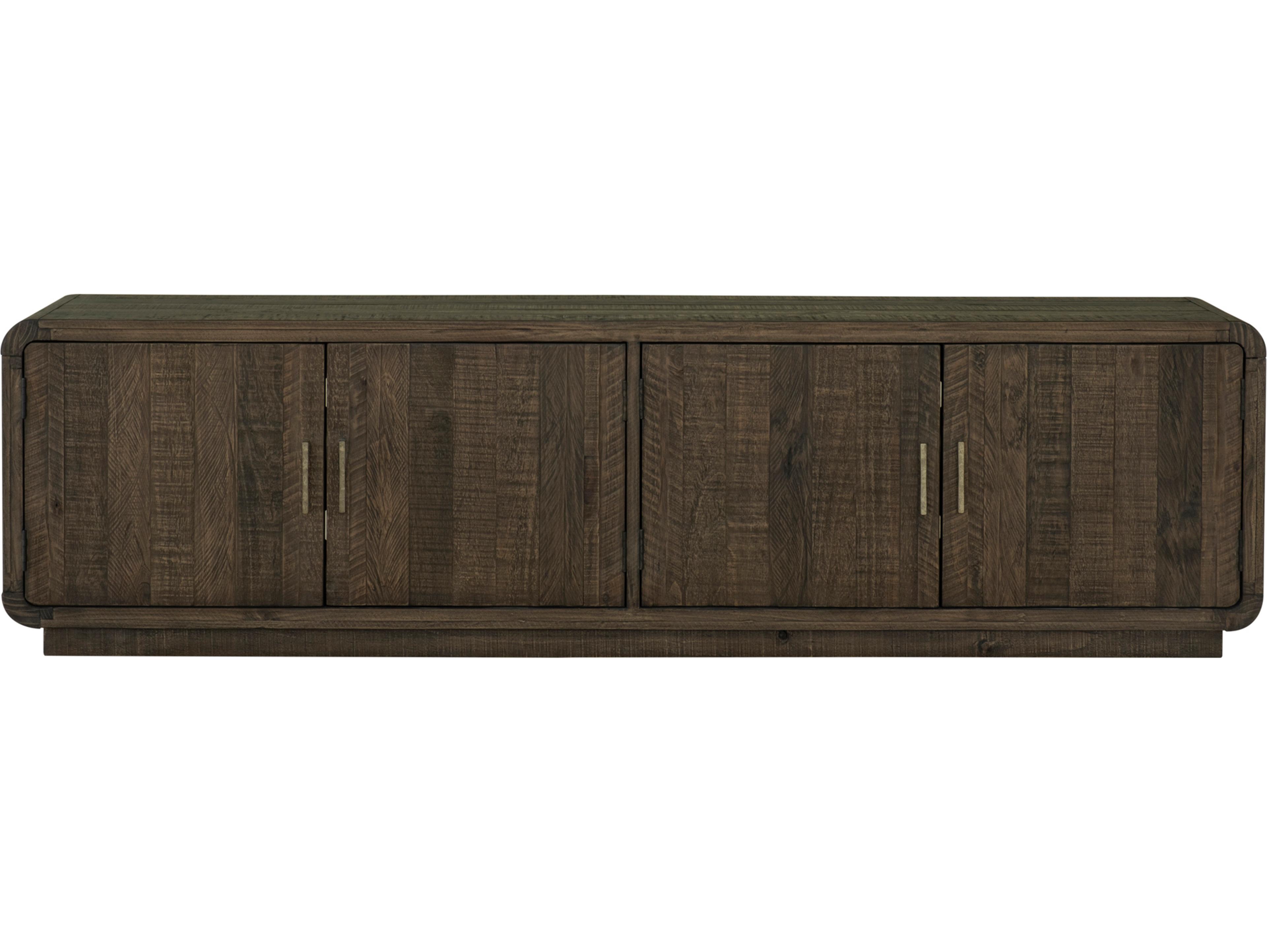 Moe's Home Monterey 82" Pine Wood Brown Media Console