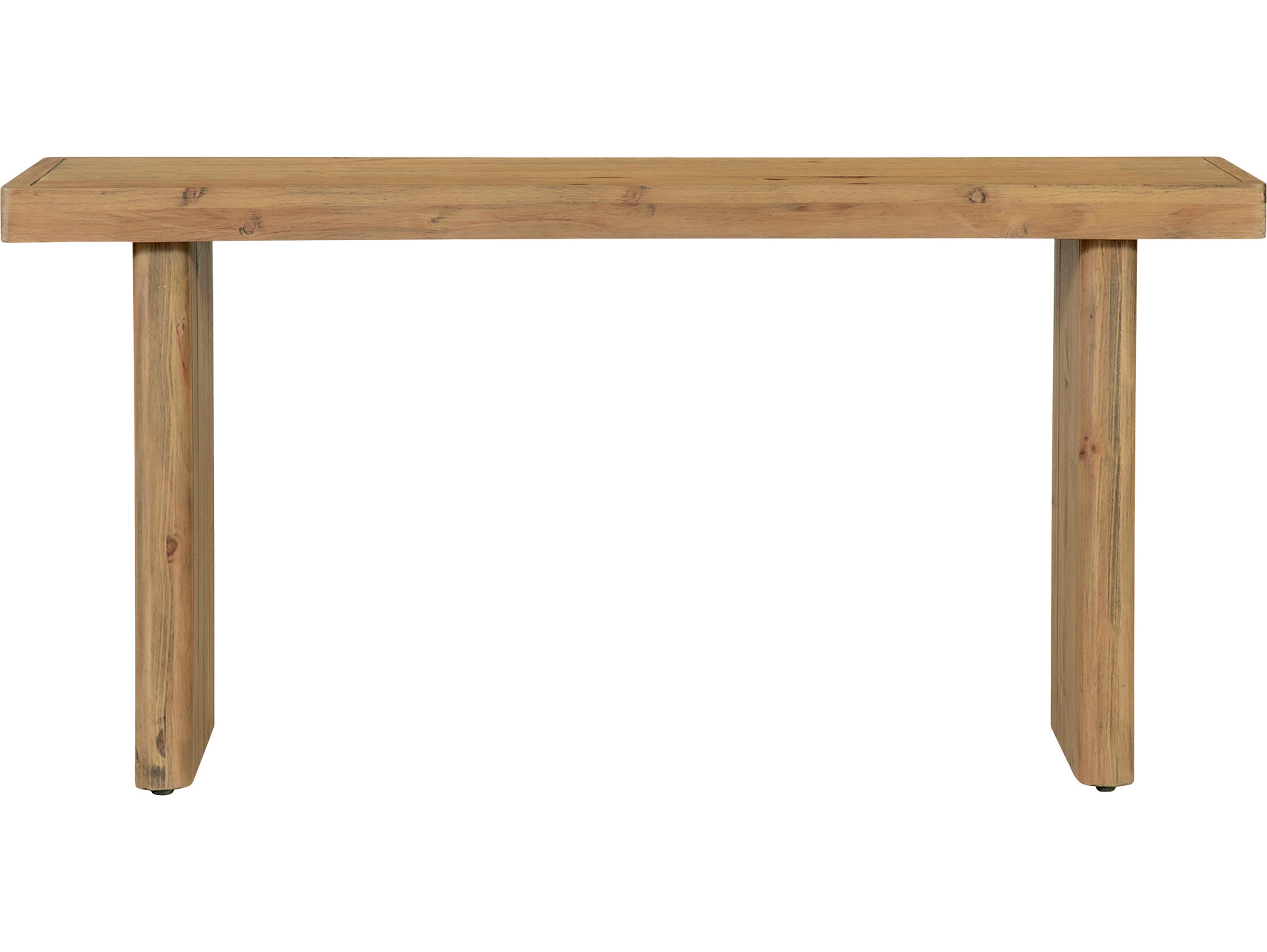 Moe's Home Monterey Rectangular Wood Natural Console Table