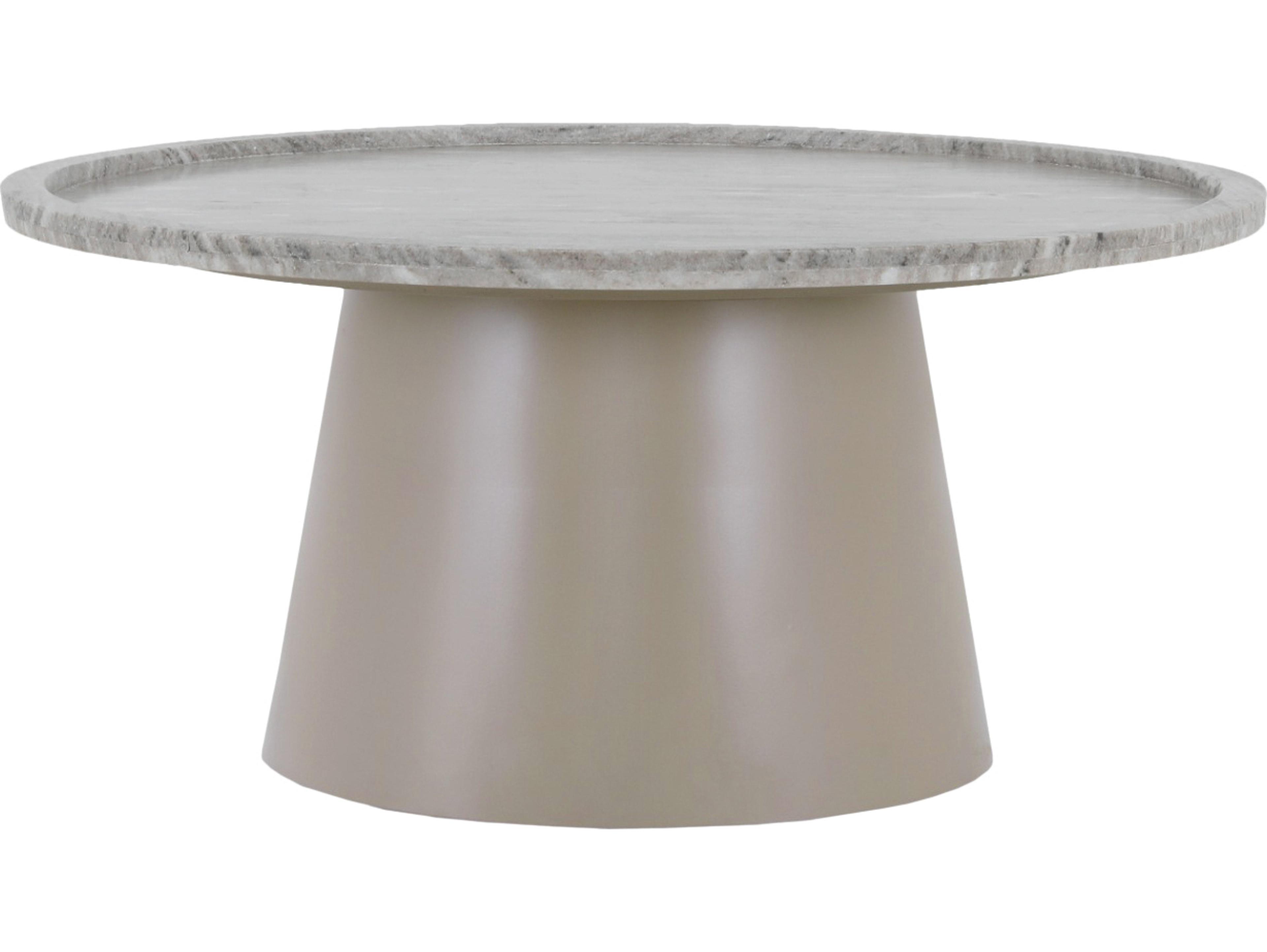 Moe's Home Kimberley Round Marble Coffee Table