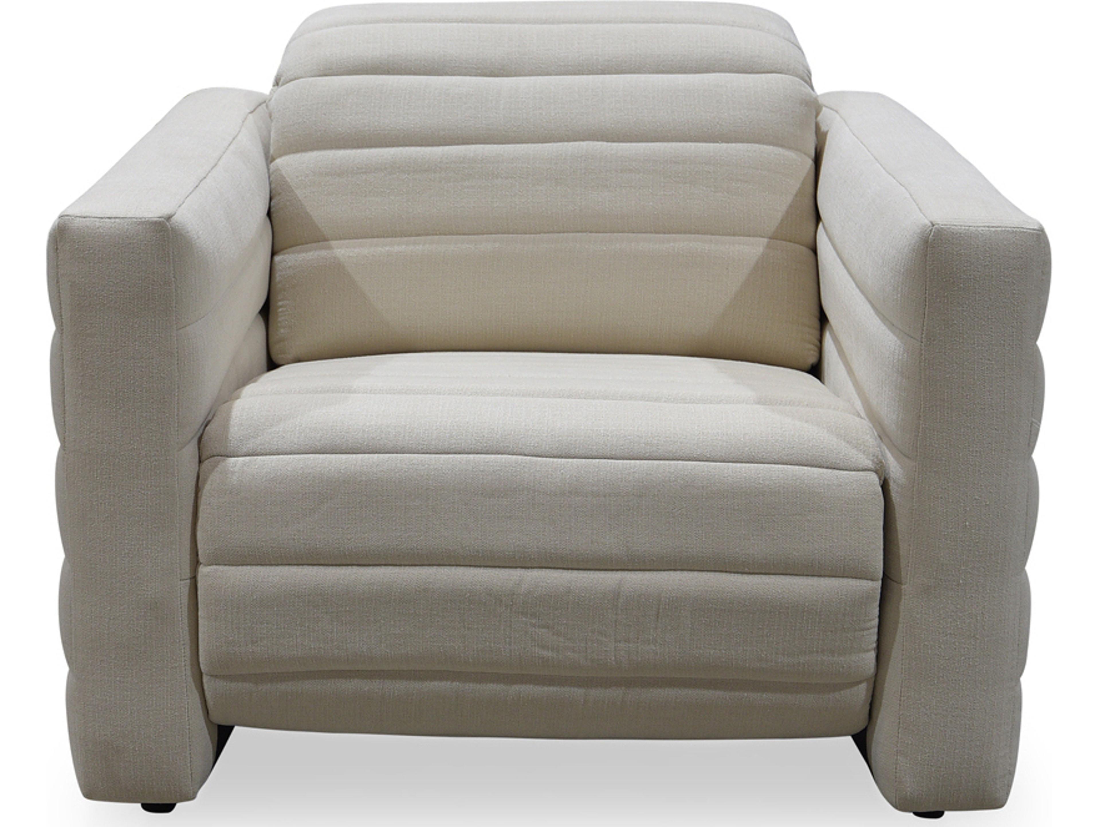 Moe's Home Juno White Recliner Leather Chair