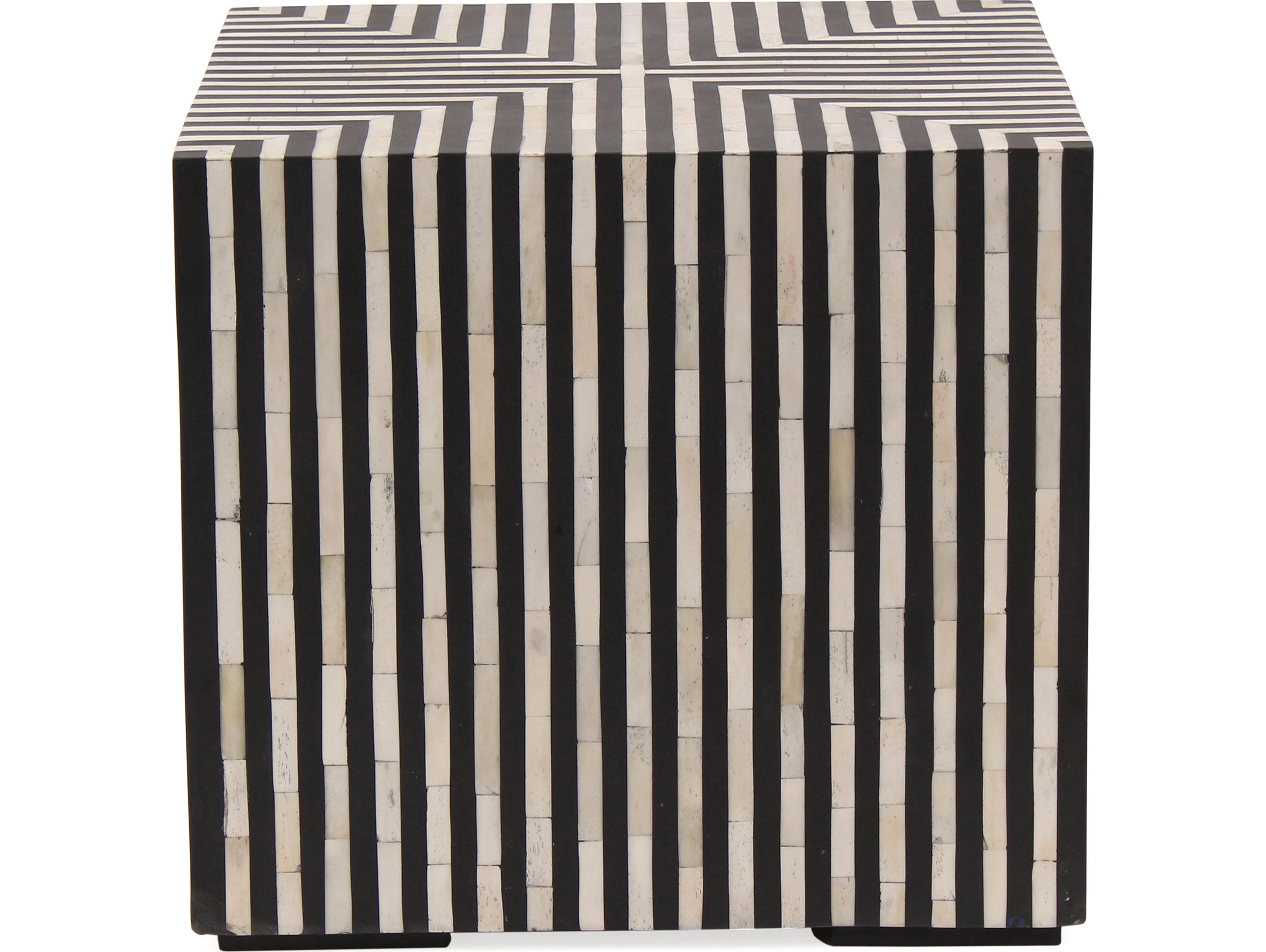 Moe's Home Square Resin Multicolor End Table