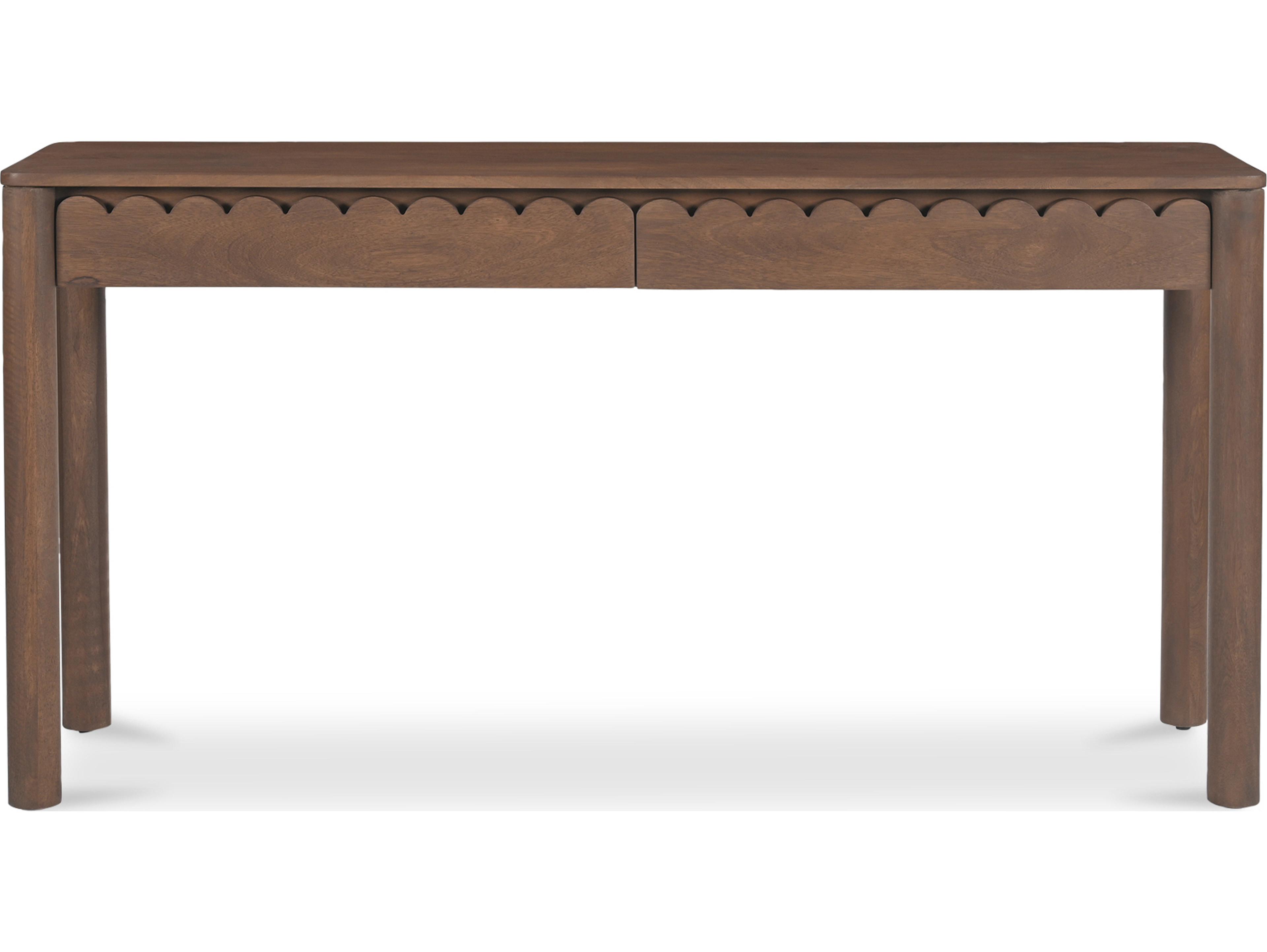 Moe's Home Wiley Rectangular Wood Brown Console Table