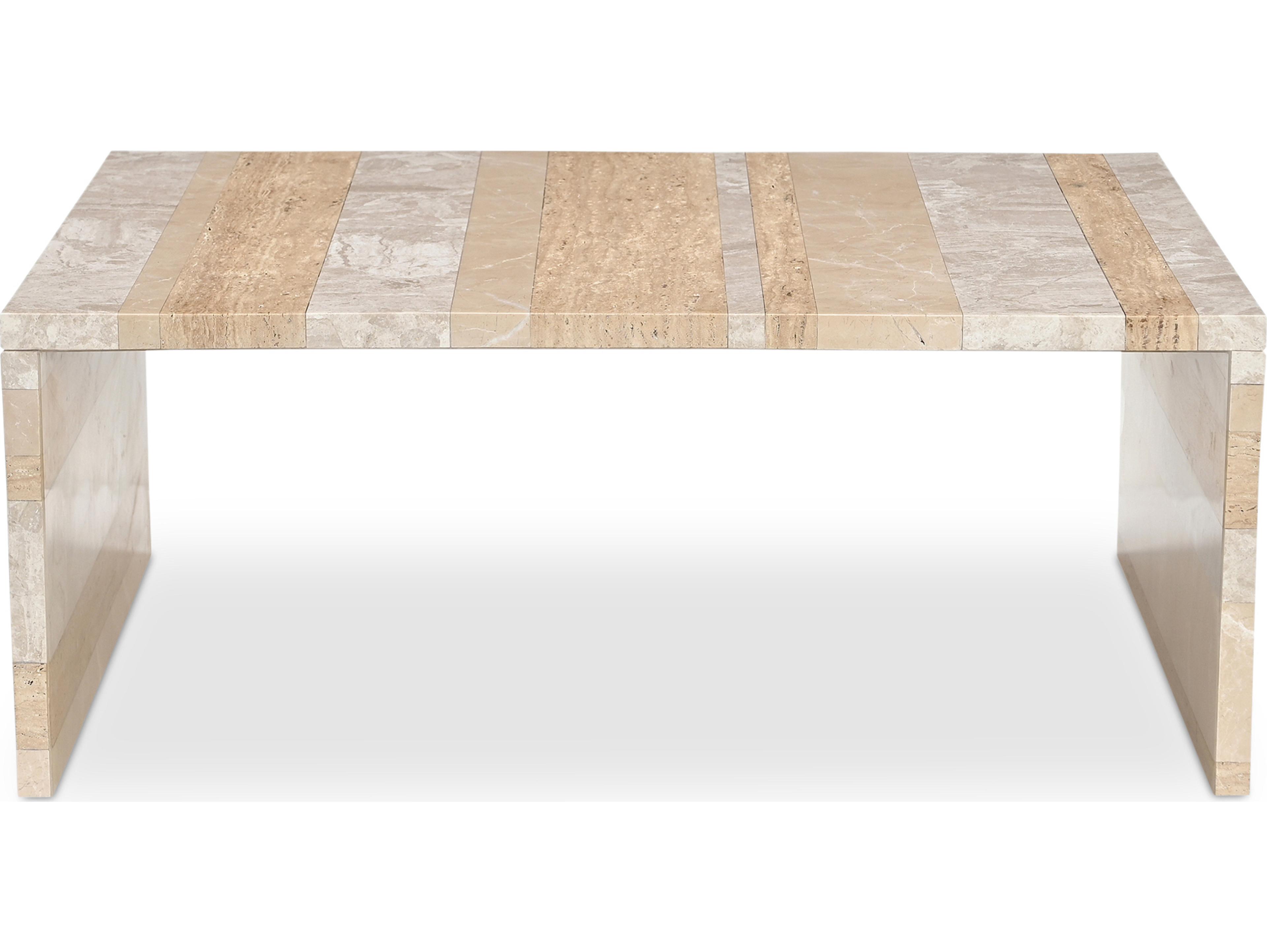 Moe's Home Rosa Coffee Table Multicolor Marble