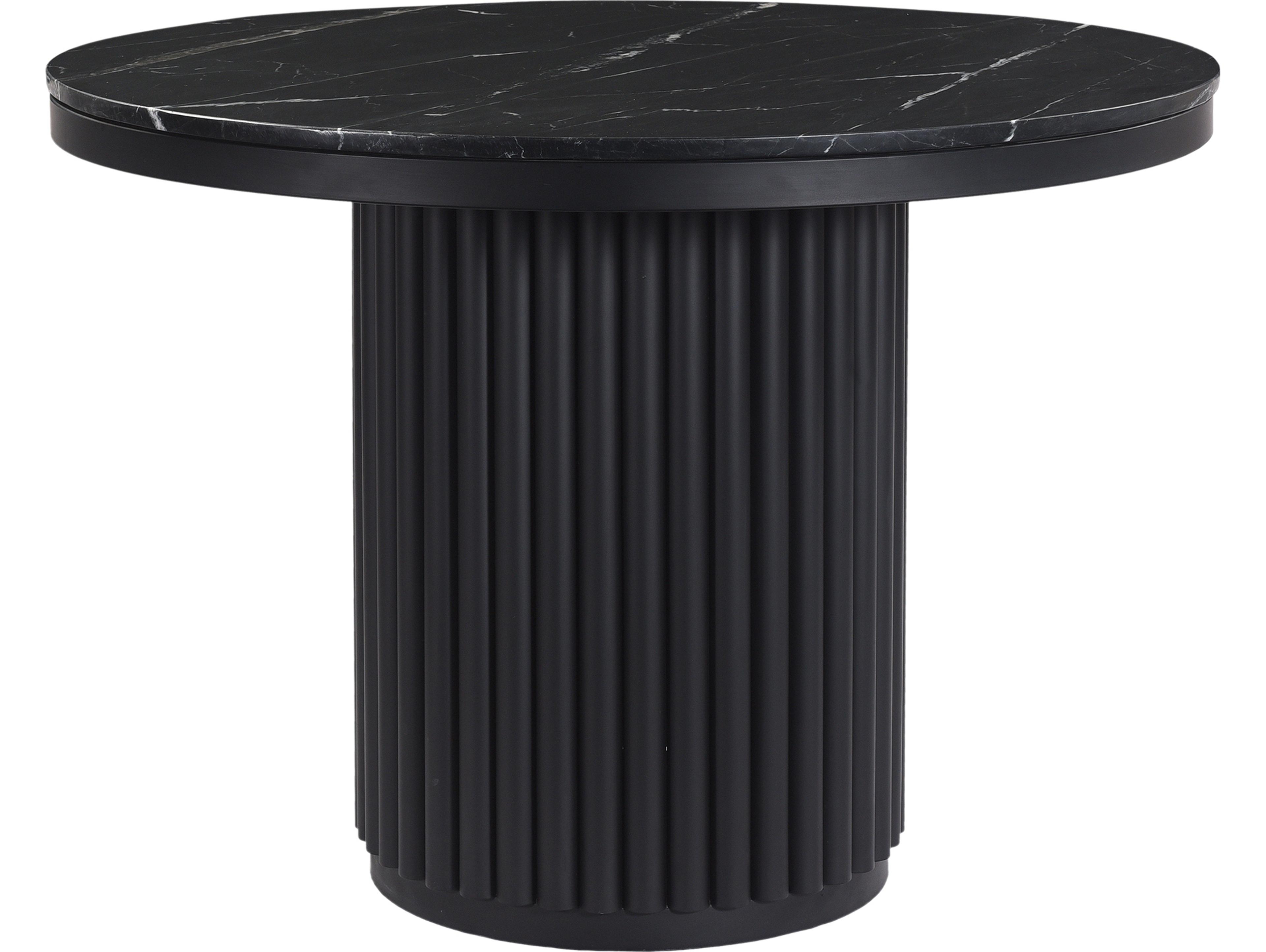 Moe's Home Tower Dining Table Black Marble