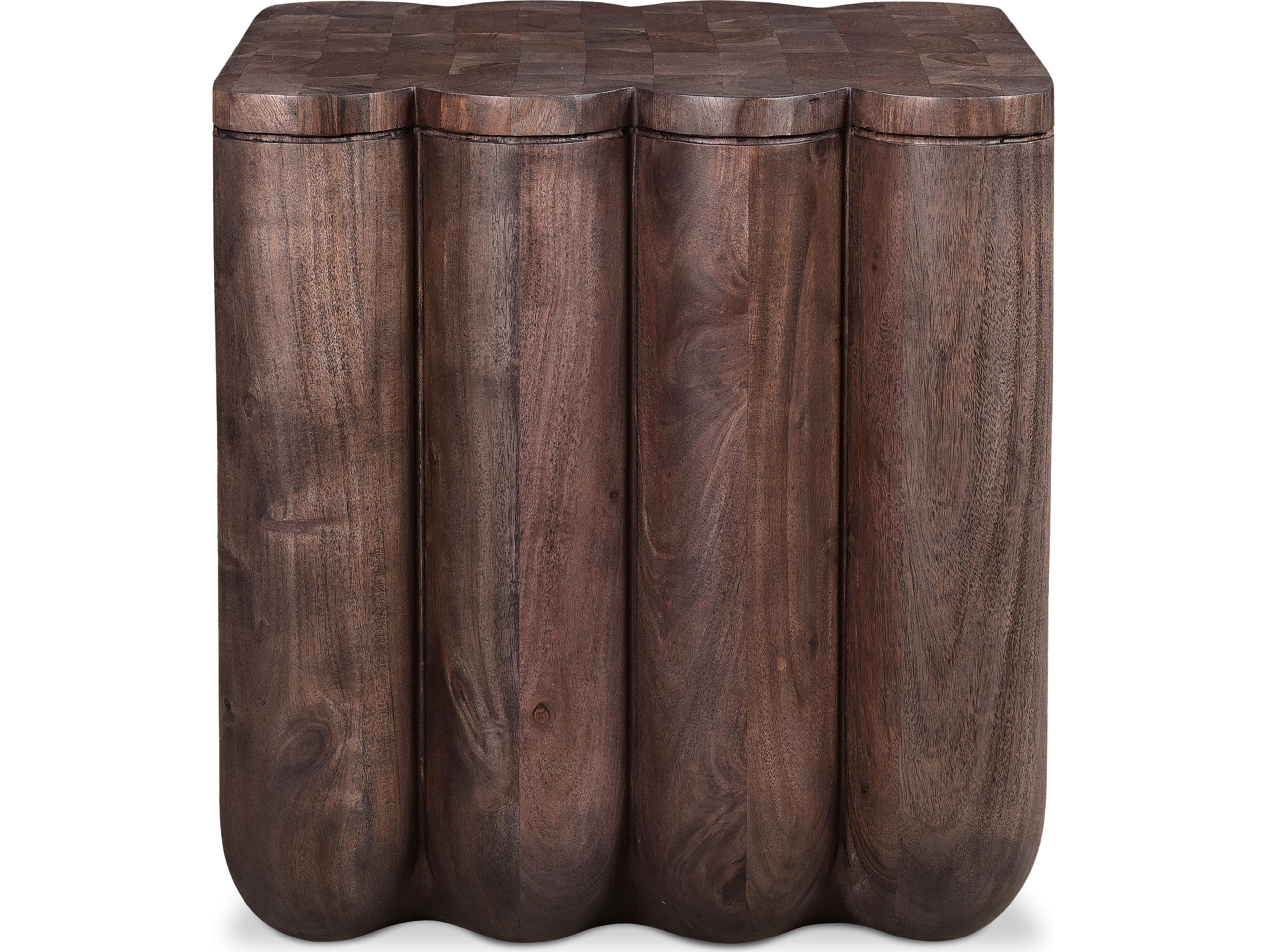 Moe's Home Square Wood Espresso Brown End Table