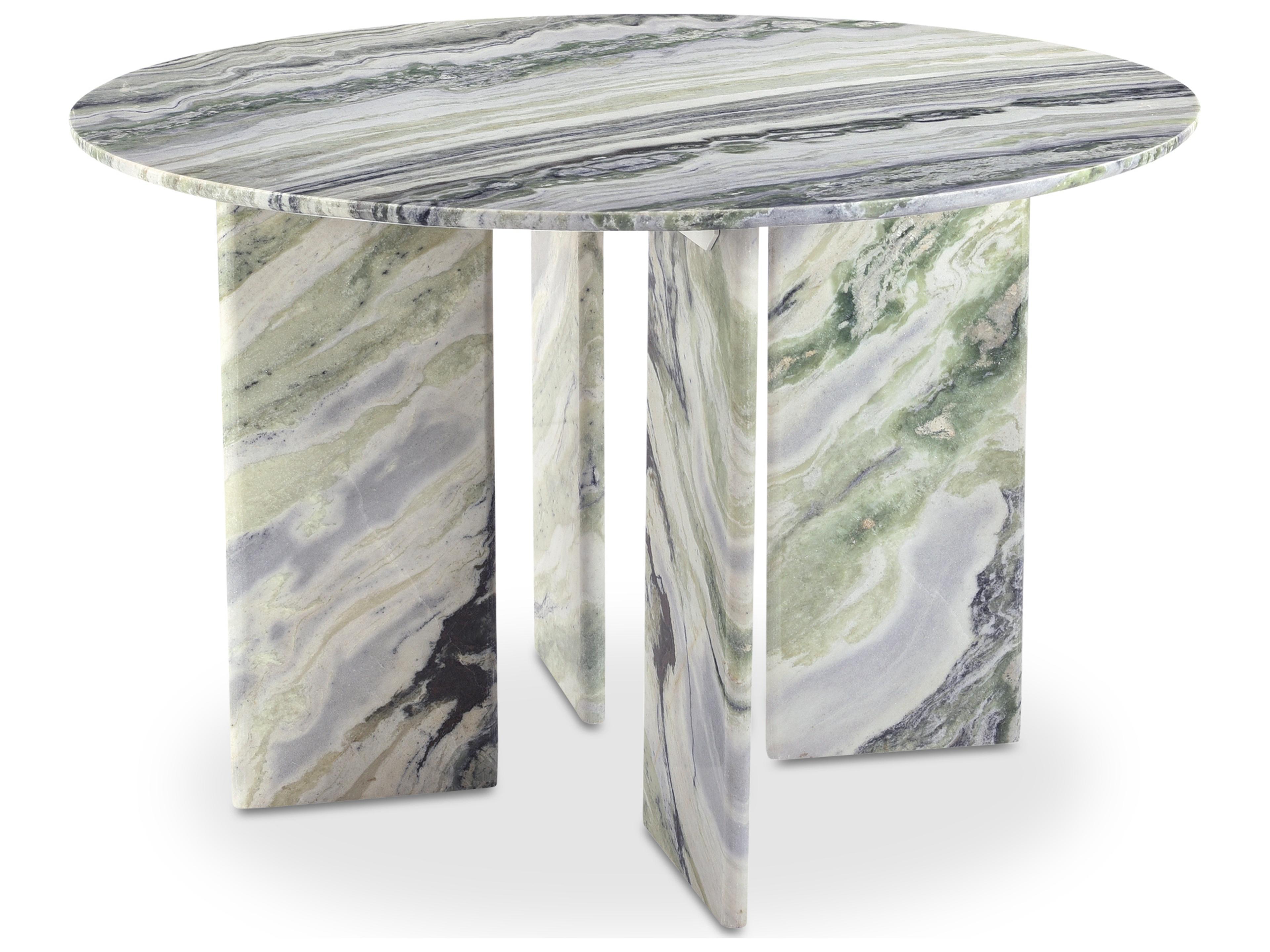 Moe's Home Celia Round Marble Dining Table
