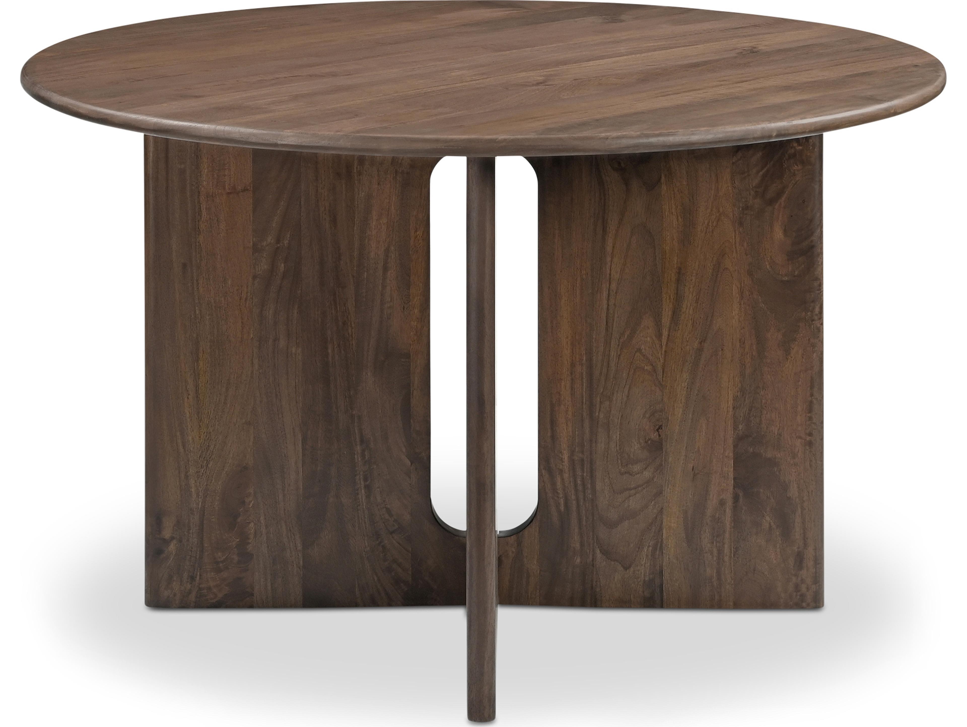 Moe's Home Stanley Round Wood Dining Table