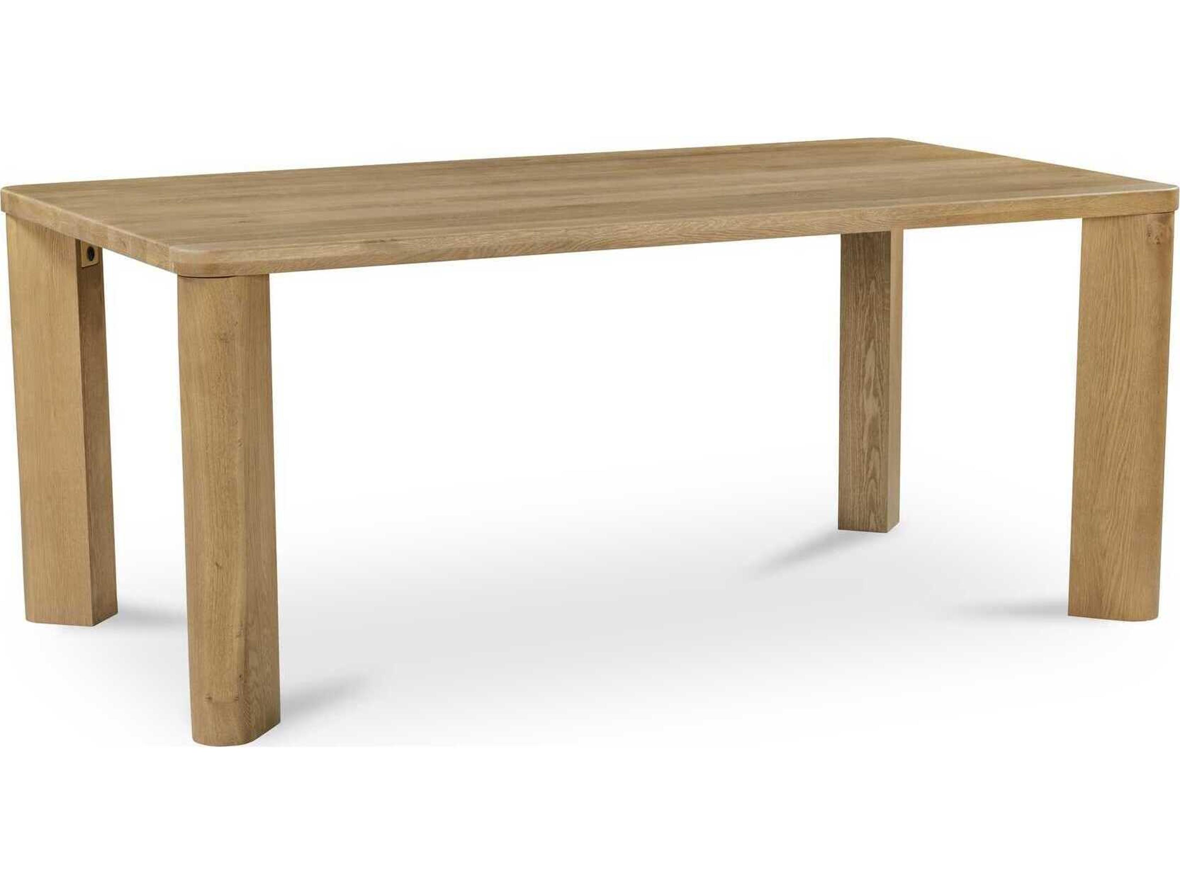 Moe's Home Segment Rectangular Wood Brown Dining Table