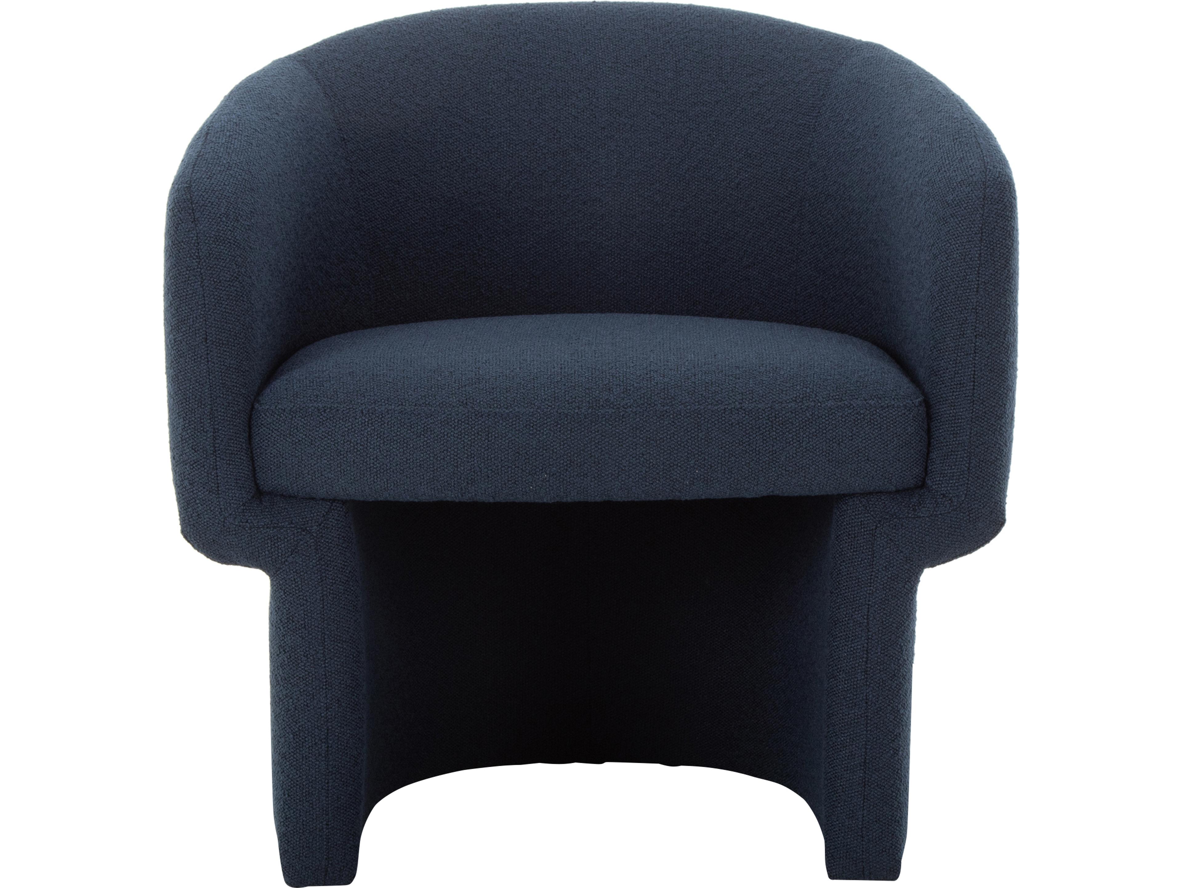 Moe's Home Franco Blue Fabric Accent Chair