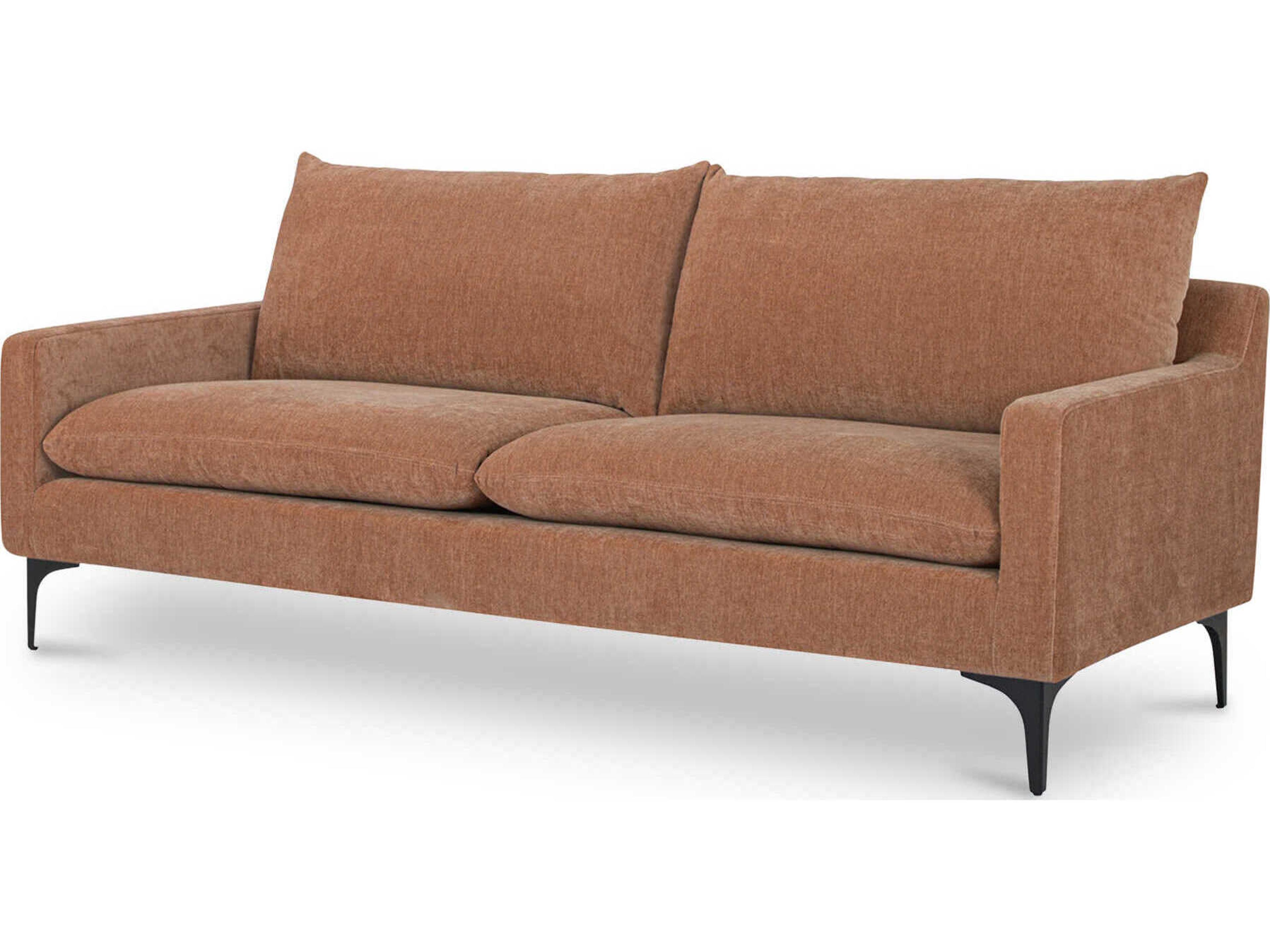 Moe's Home Paris Pink Upholstered Sofa