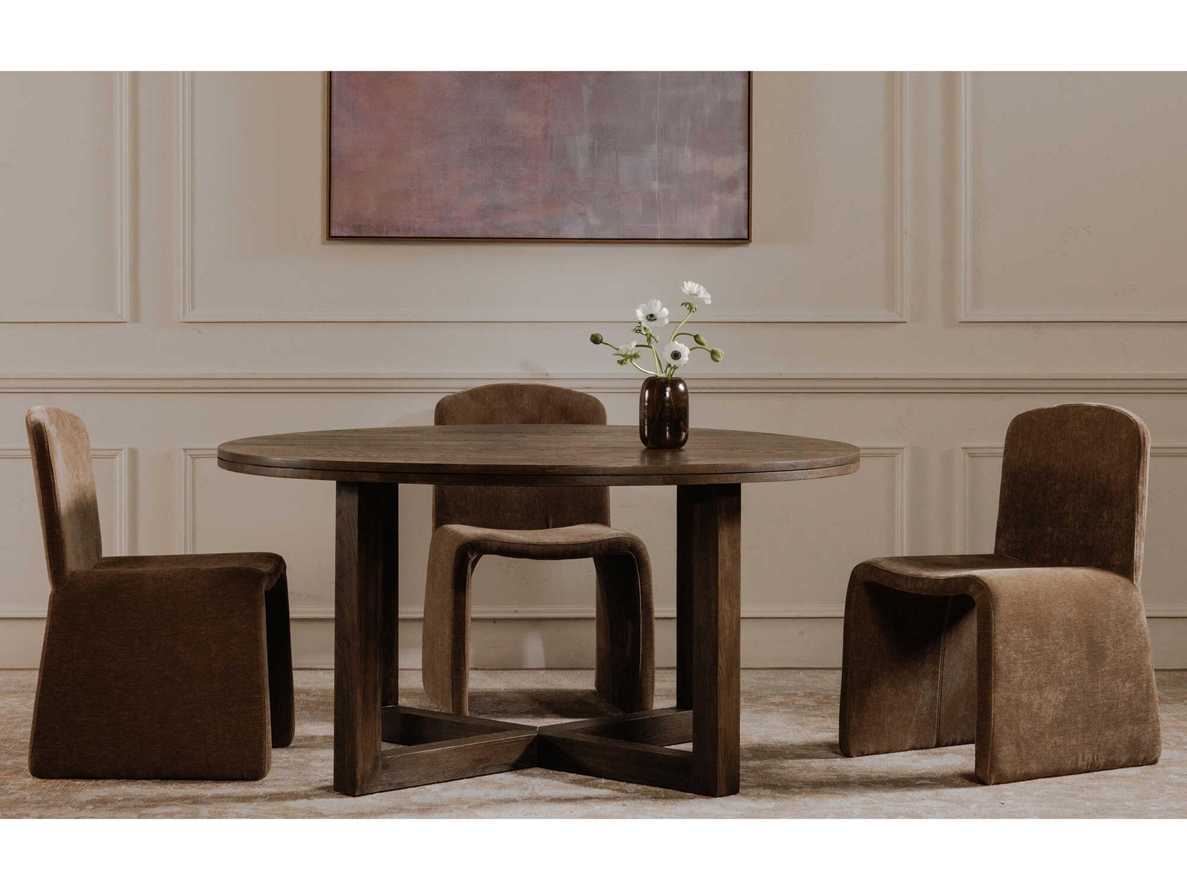 Moe's Home Joel Oak Wood Dining Room Set