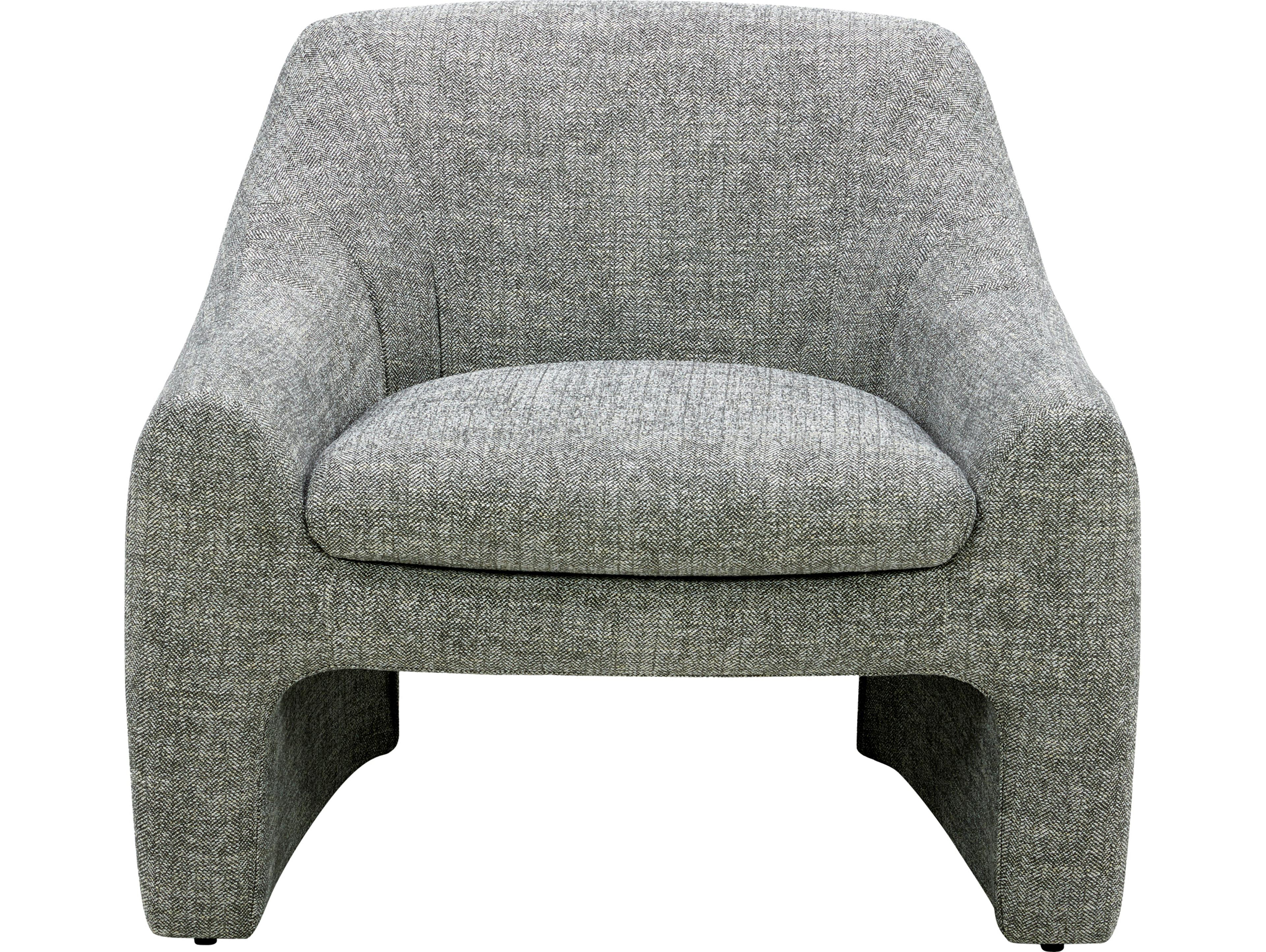 Moe's Home Kenzie Gray Fabric Accent Chair