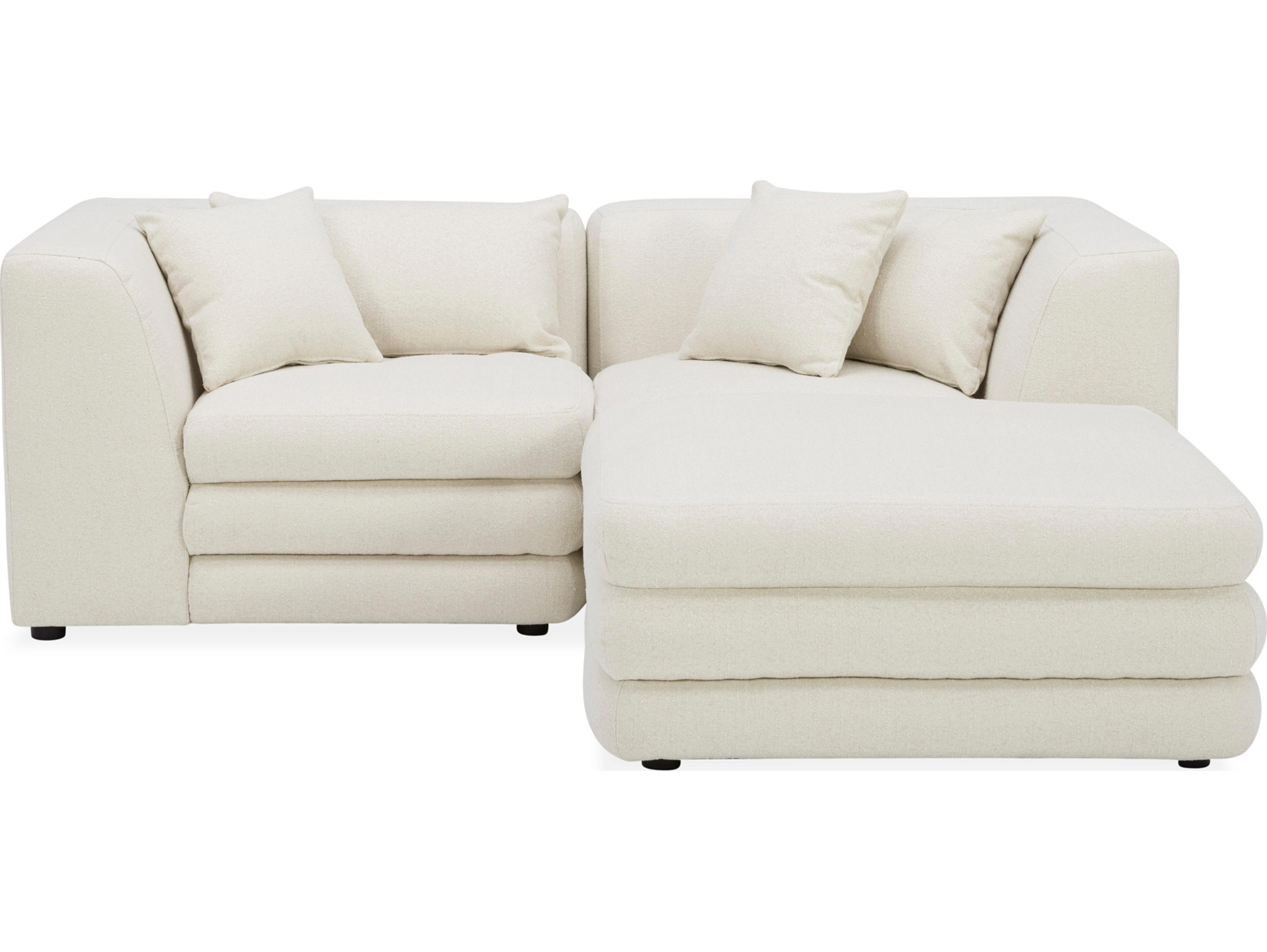 Moe's Home Lowtide Nook Modular Sectional Warm White