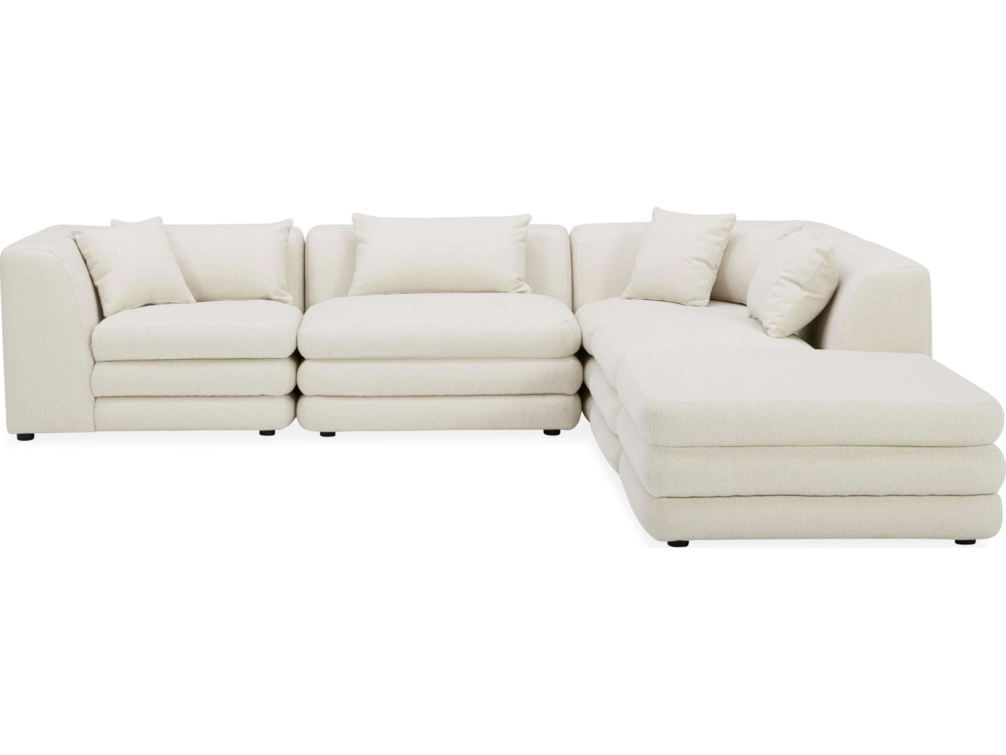 Moe's Home Lowtide Dream Modular Sectional Warm White
