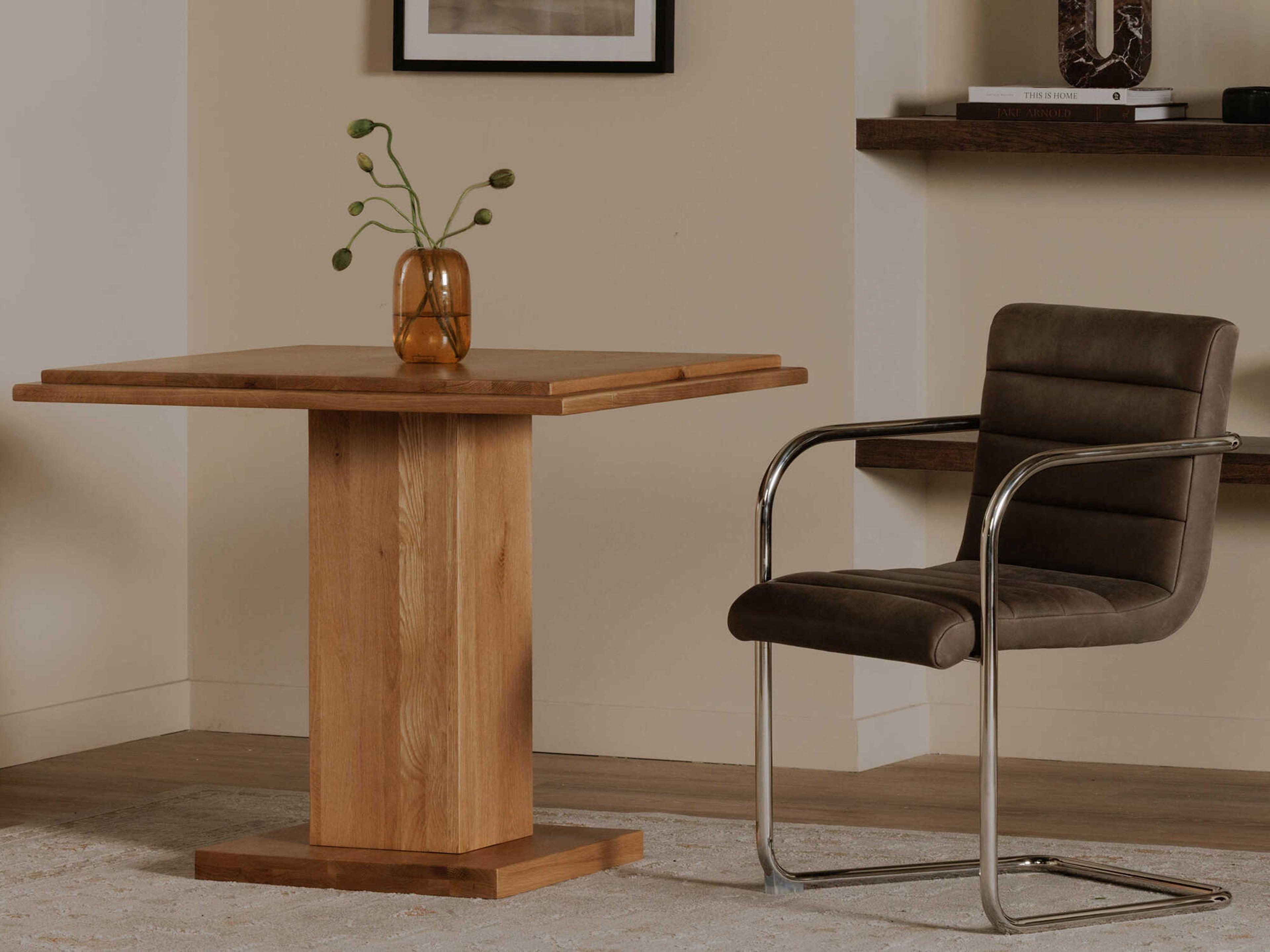 Moe's Home May Oak Wood Dining Room Set