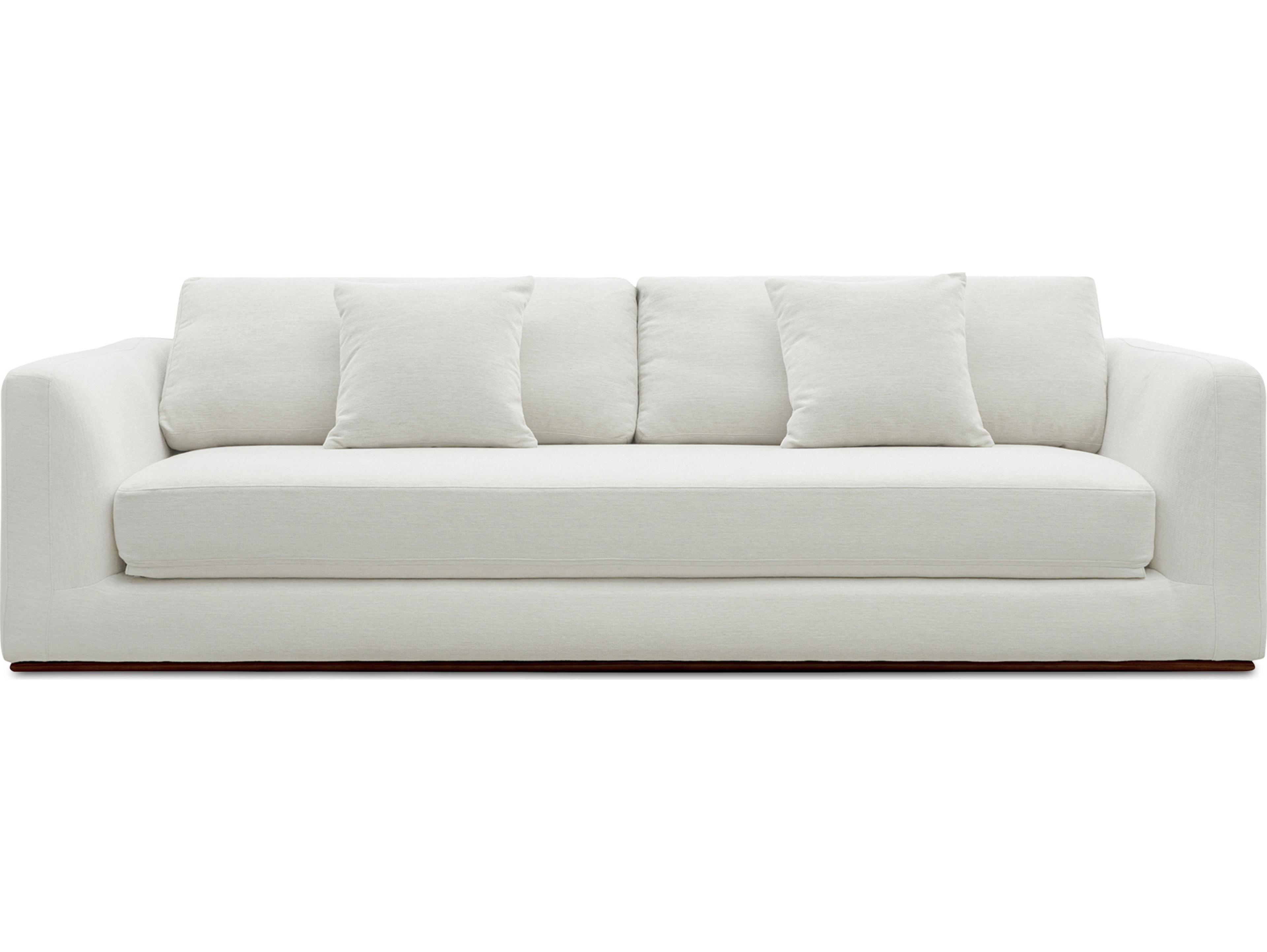 Moe's Home Rue White Upholstered Sofa