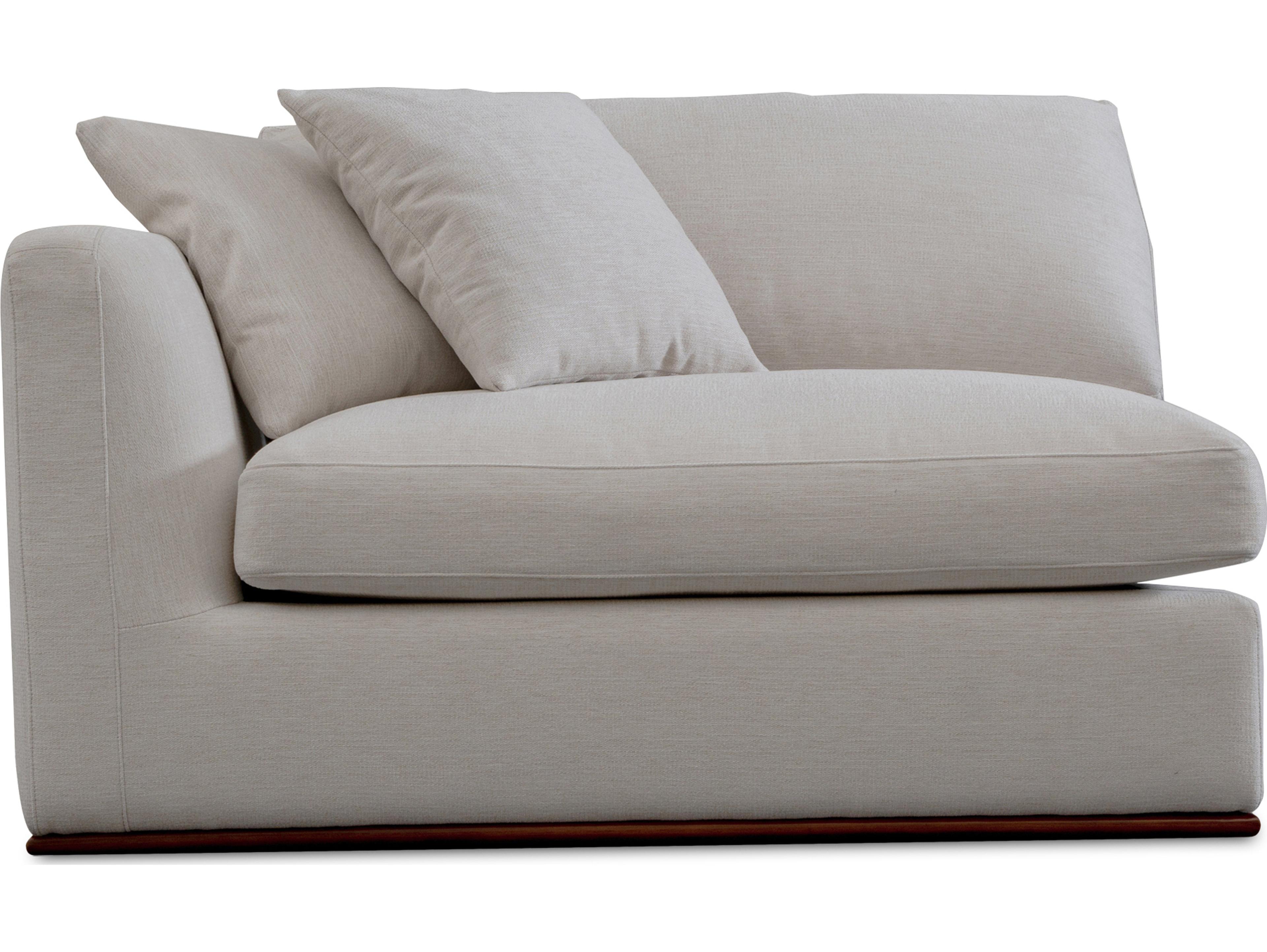 Moe's Home Rue White Left Arm Facing Modular Chair