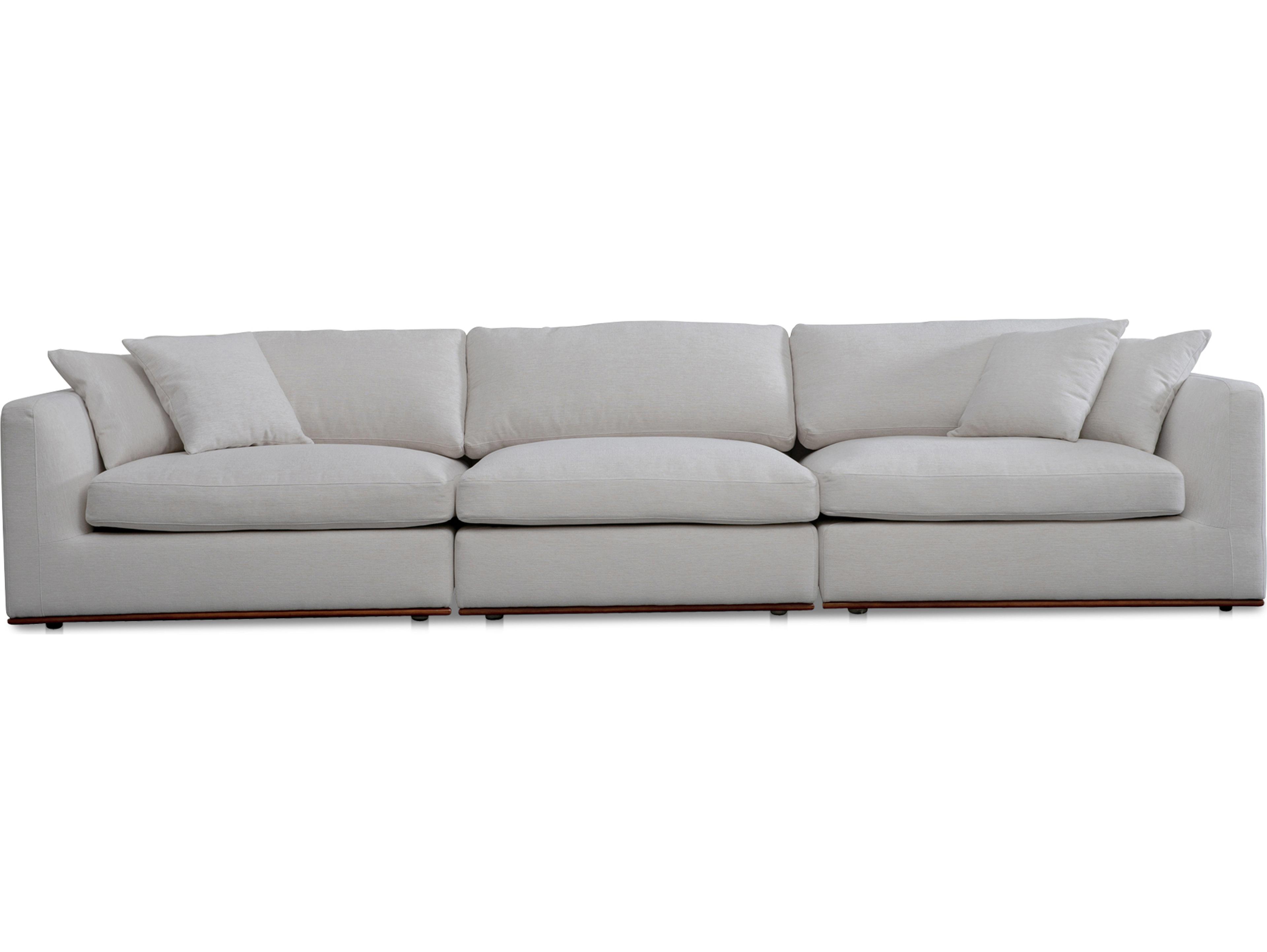 Moe's Home Rue Gray Upholstered Sofa