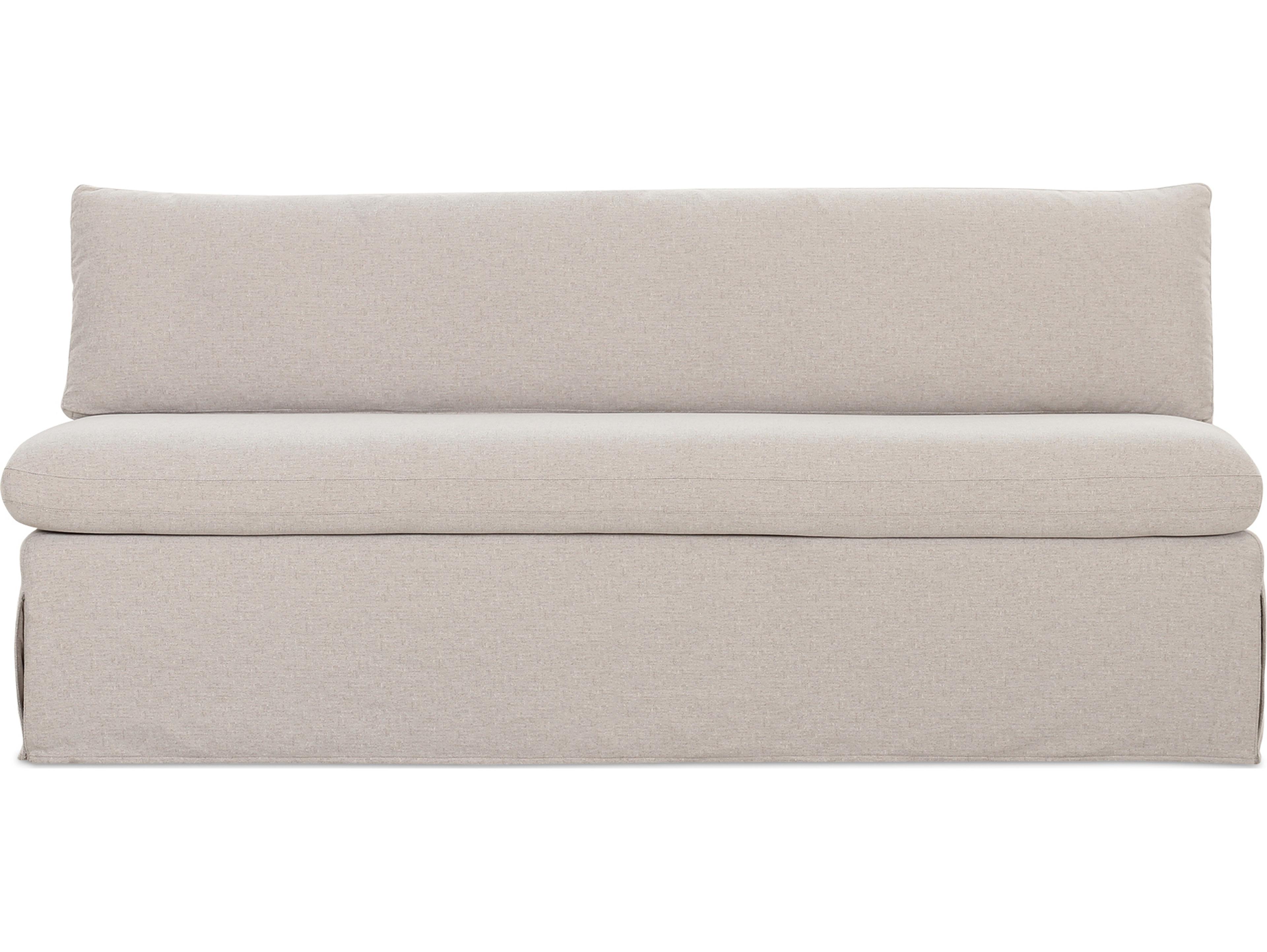 Moe's Home Fable Beige Upholstered Accent Bench