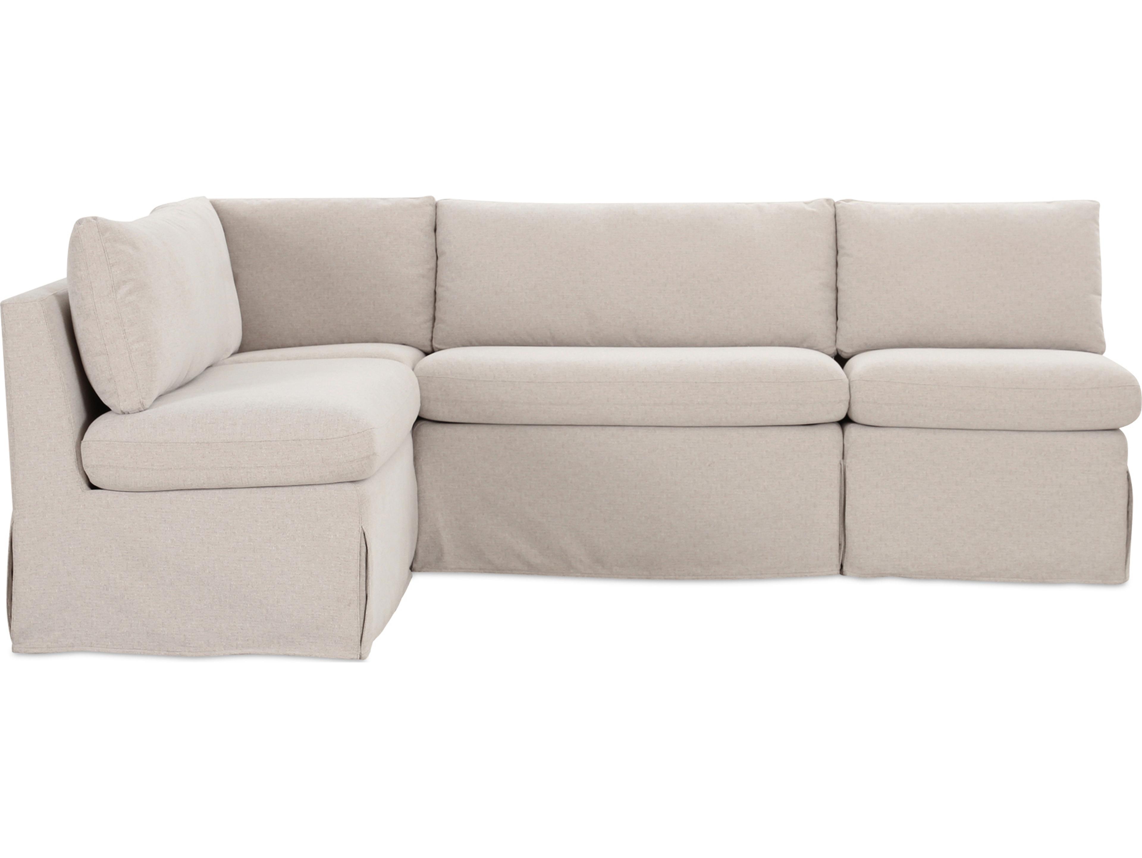 Moe's Home Fable Beige Upholstered Sectional Sofa