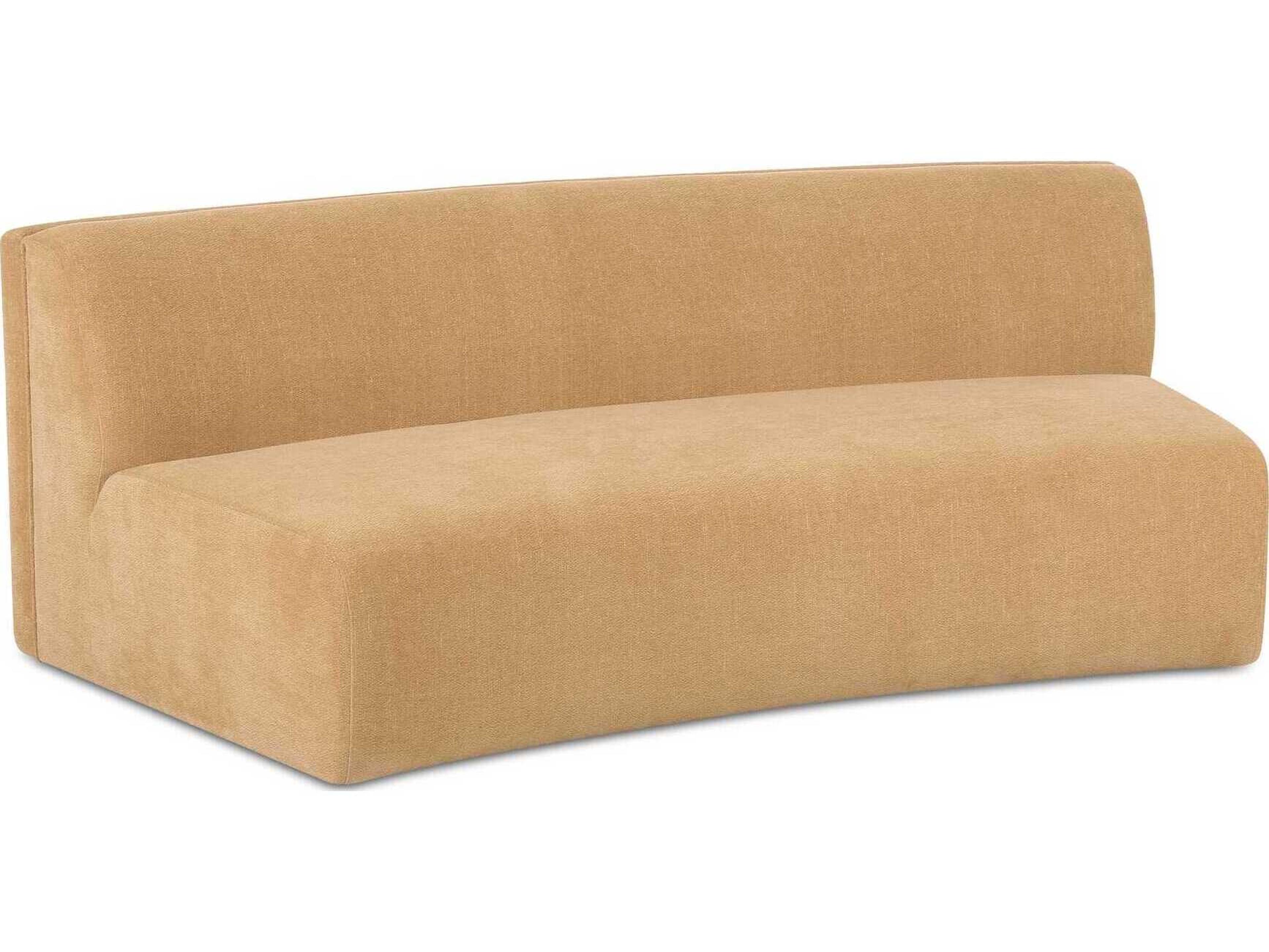 Moe's Home Naomi Yellow Upholstered Concave Modular