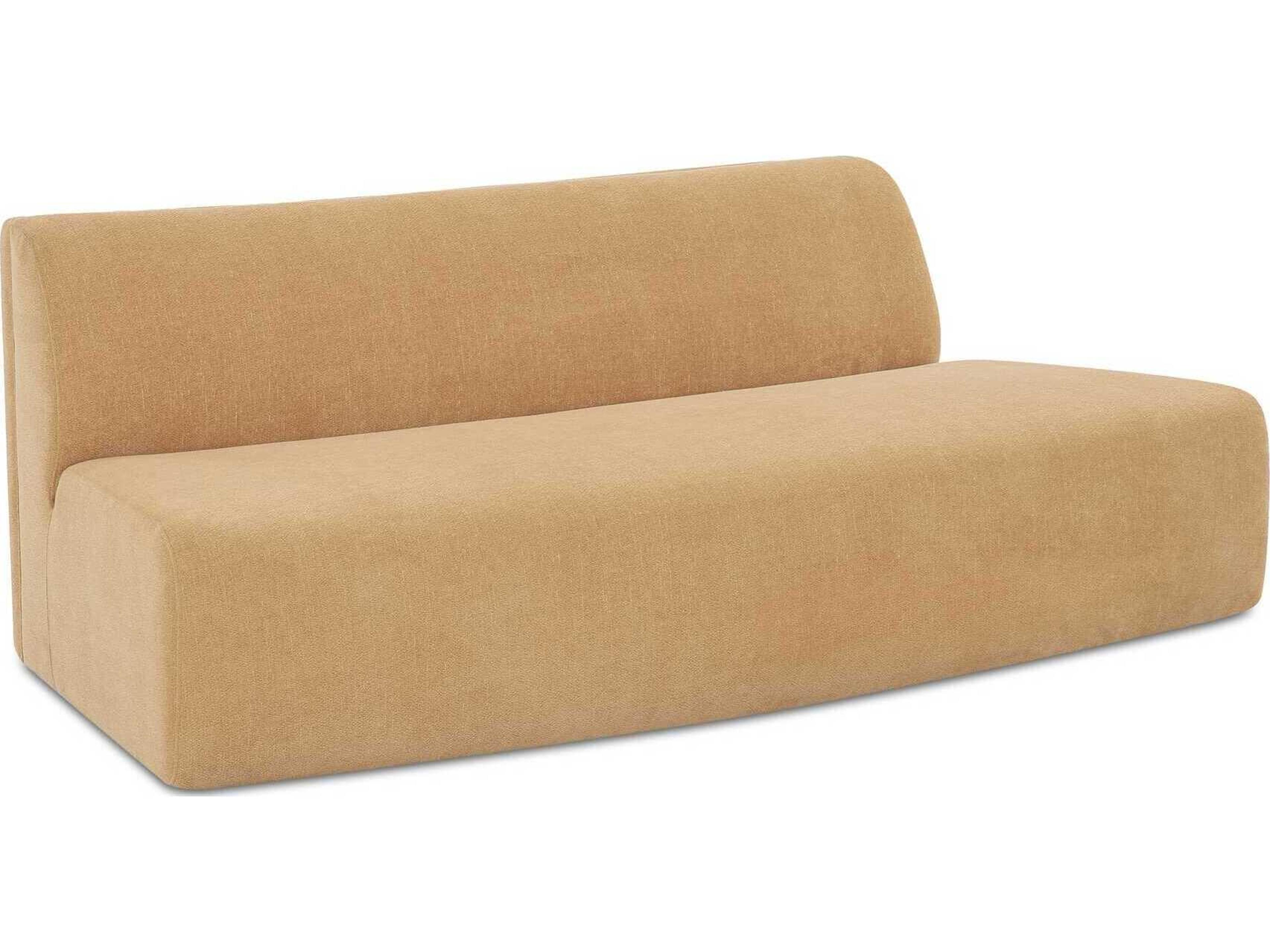 Moe's Home Naomi Yellow Upholstered Convex Modular