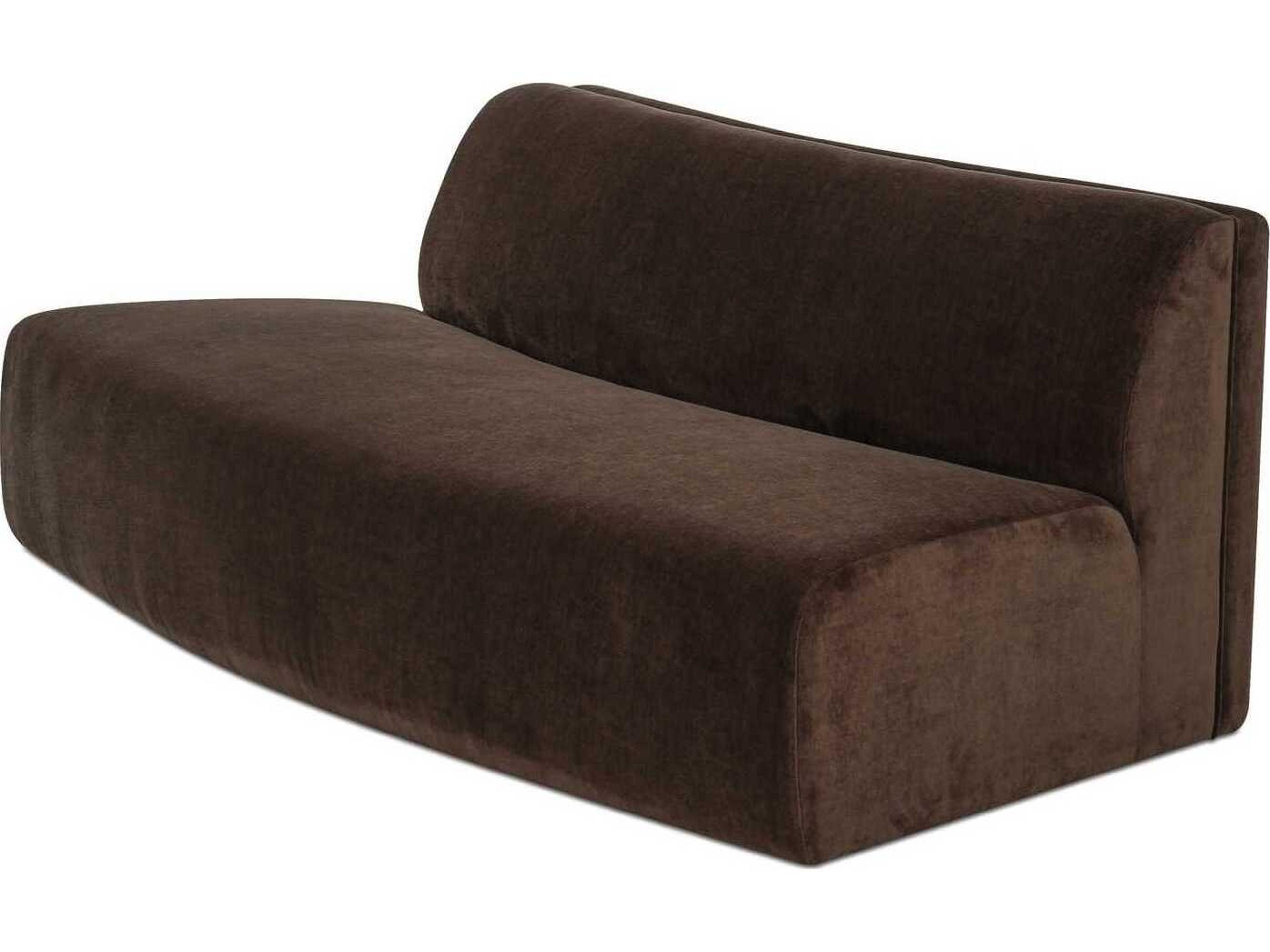 Moe's Home Naomi Brown Upholstered Convex Modular