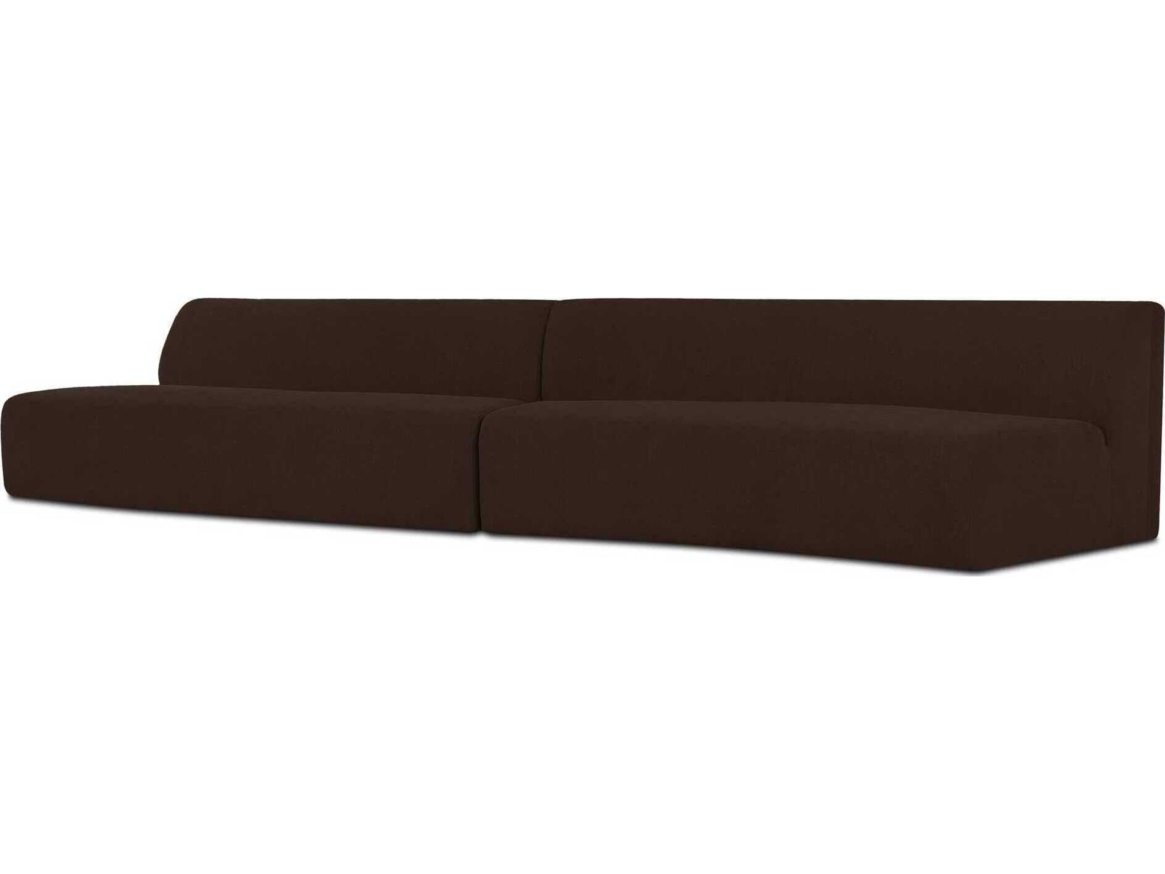 Moe's Home Naomi Upholstered Wave Sectional Sofa