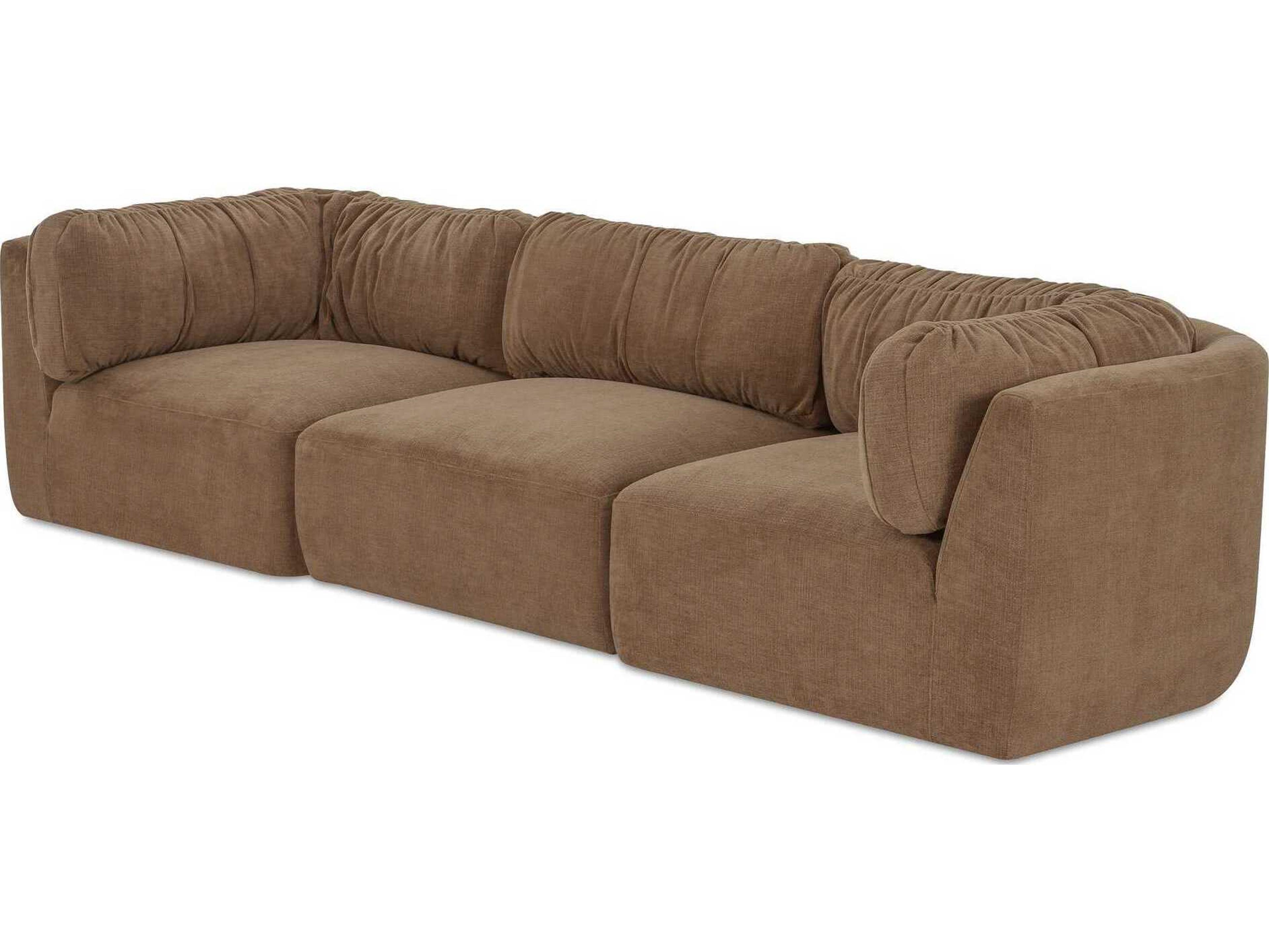 Moe's Home Matina Taupe Upholstered Sofa