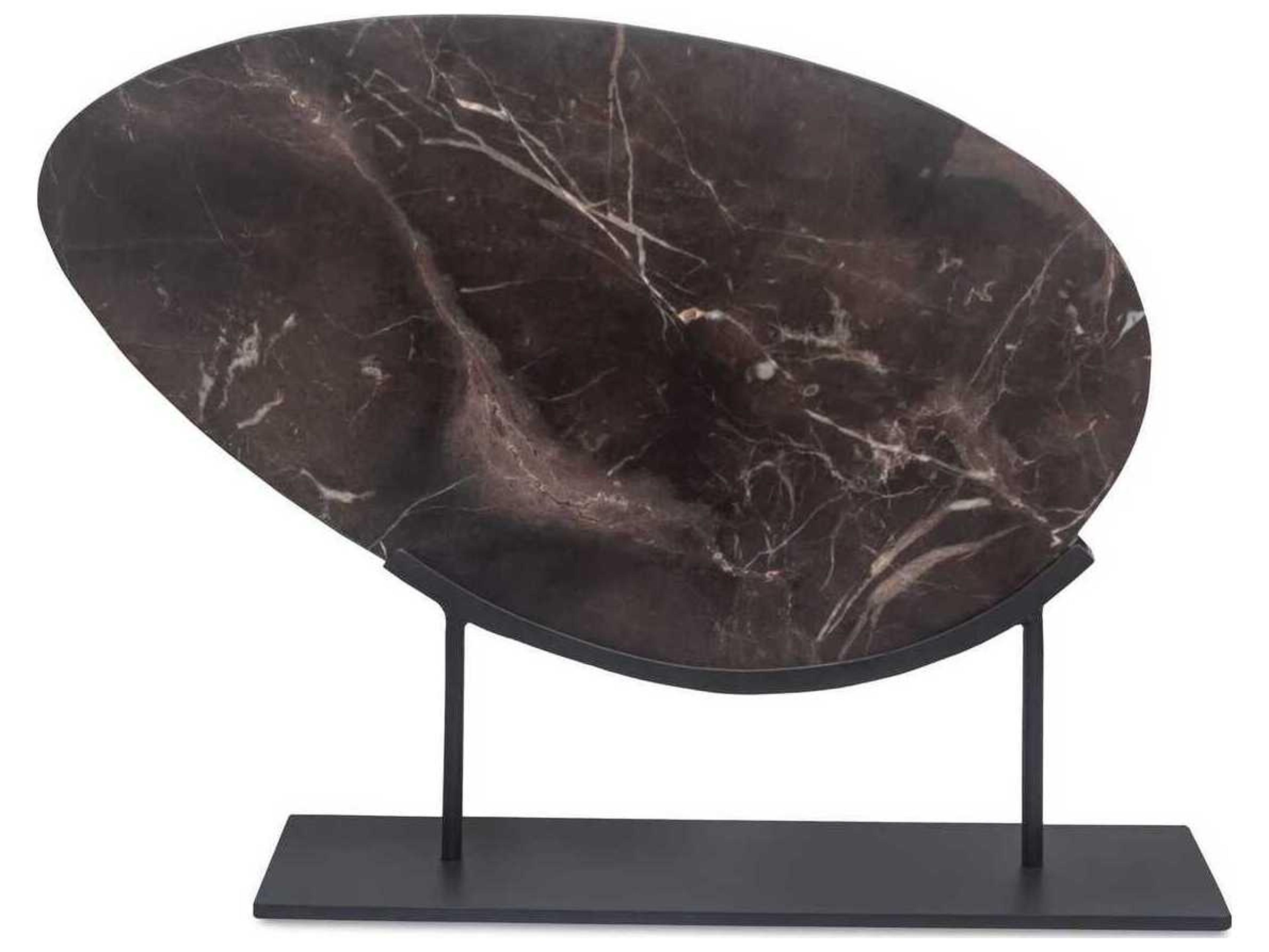 Moe's Home Saint Laurent Brown Marble Galen Sculpture