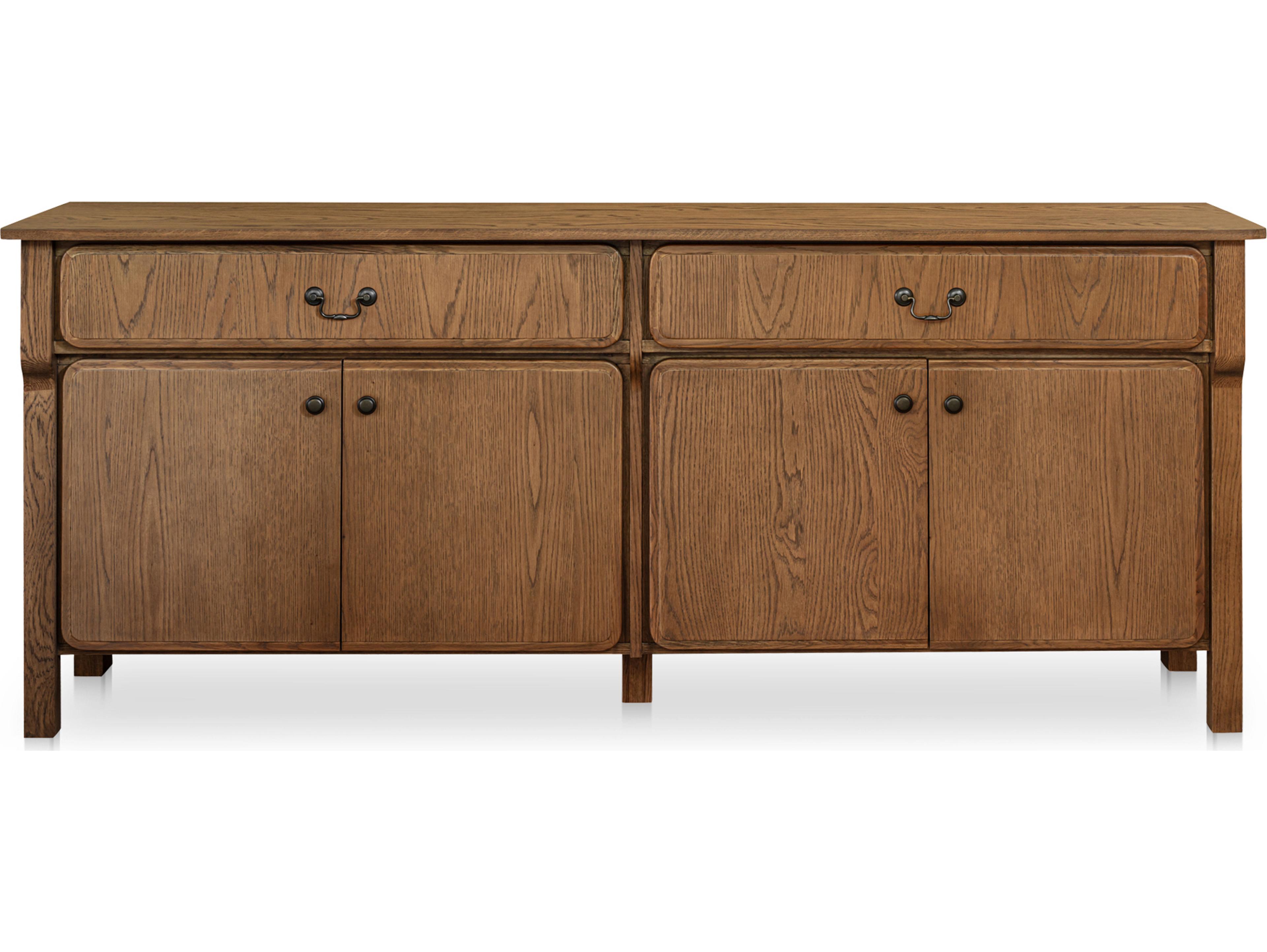 Moe's Home Caroline 78" Oak Wood Sideboard