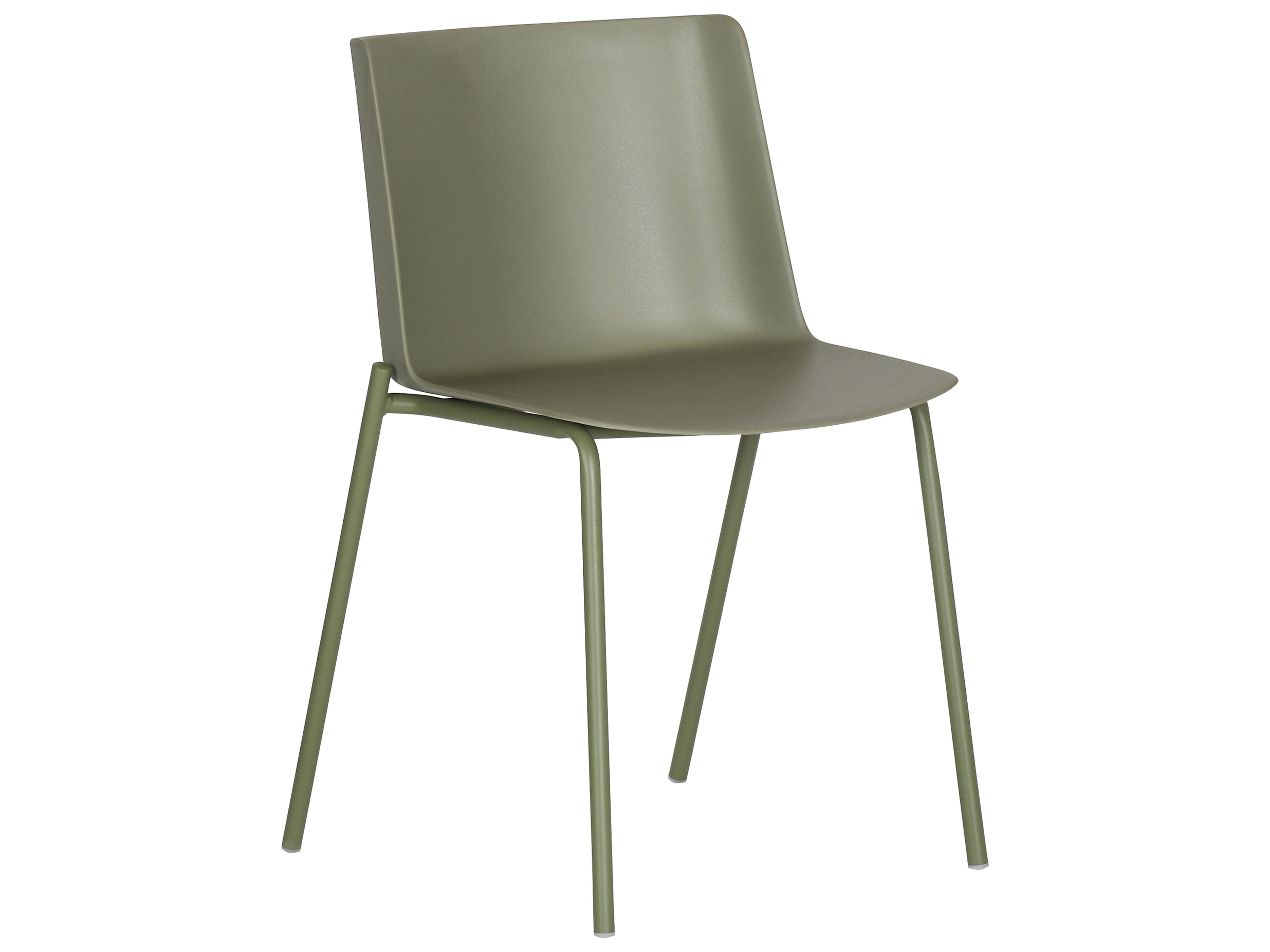 Moe's Home Silla Green Armless Dining Chair Set of 2