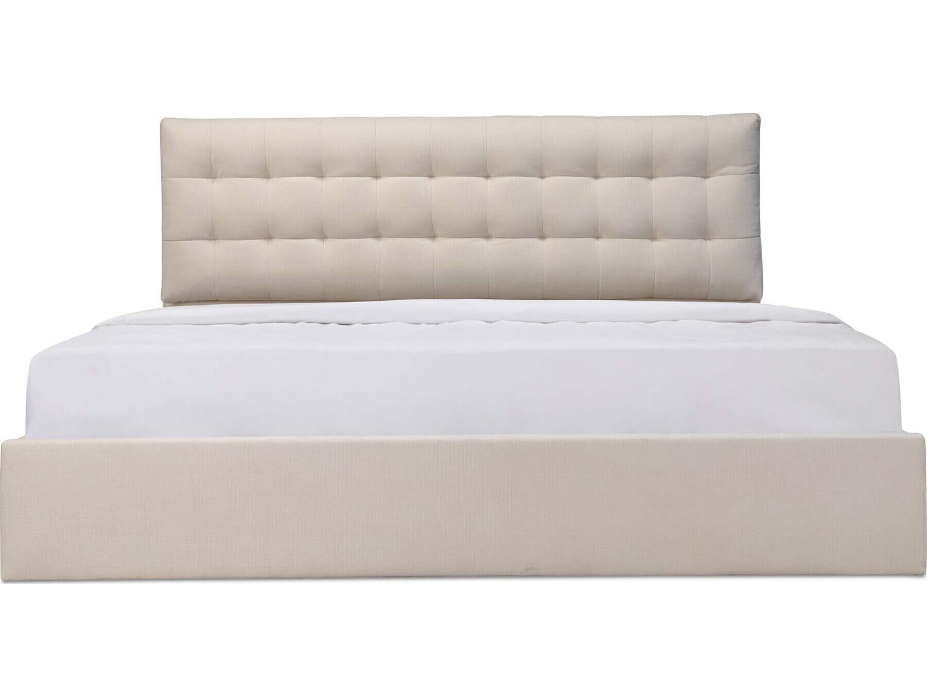 Moe's Home Sebastion White Solid Wood King Panel Bed