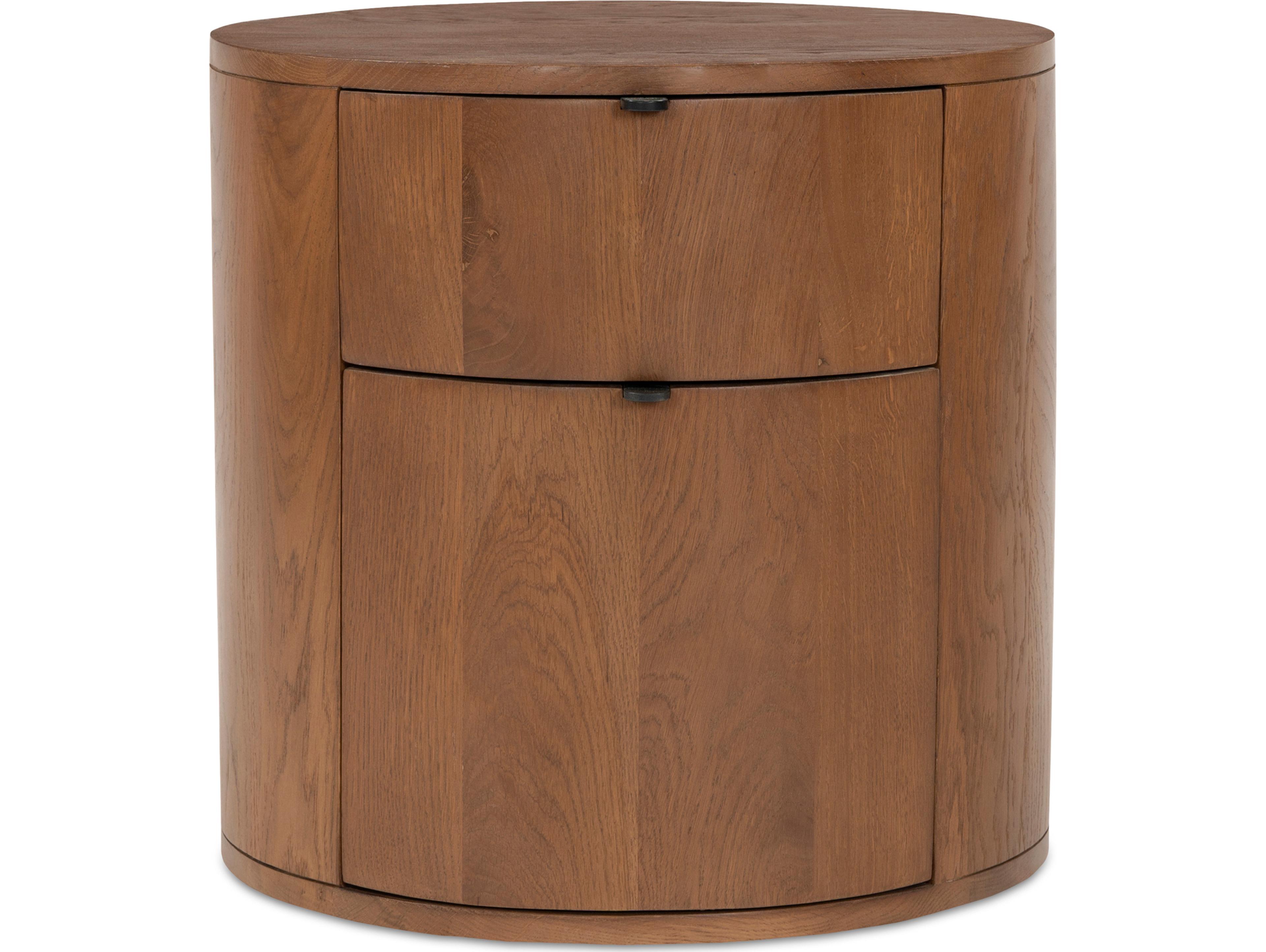 Moe's Home Theo Two Drawer Nightstand Brown