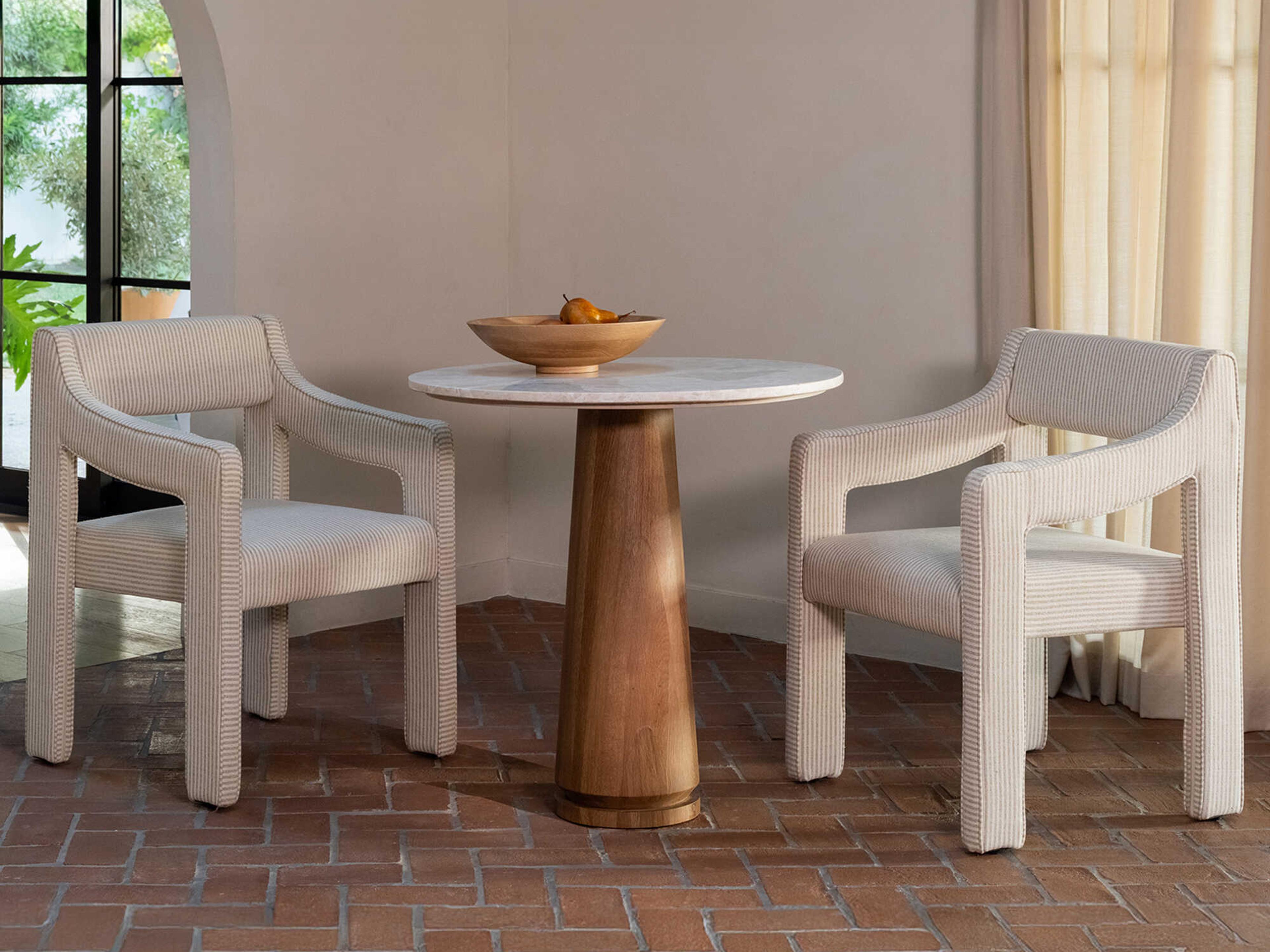 Moe's Home Sage Oak Wood Dining Room Set