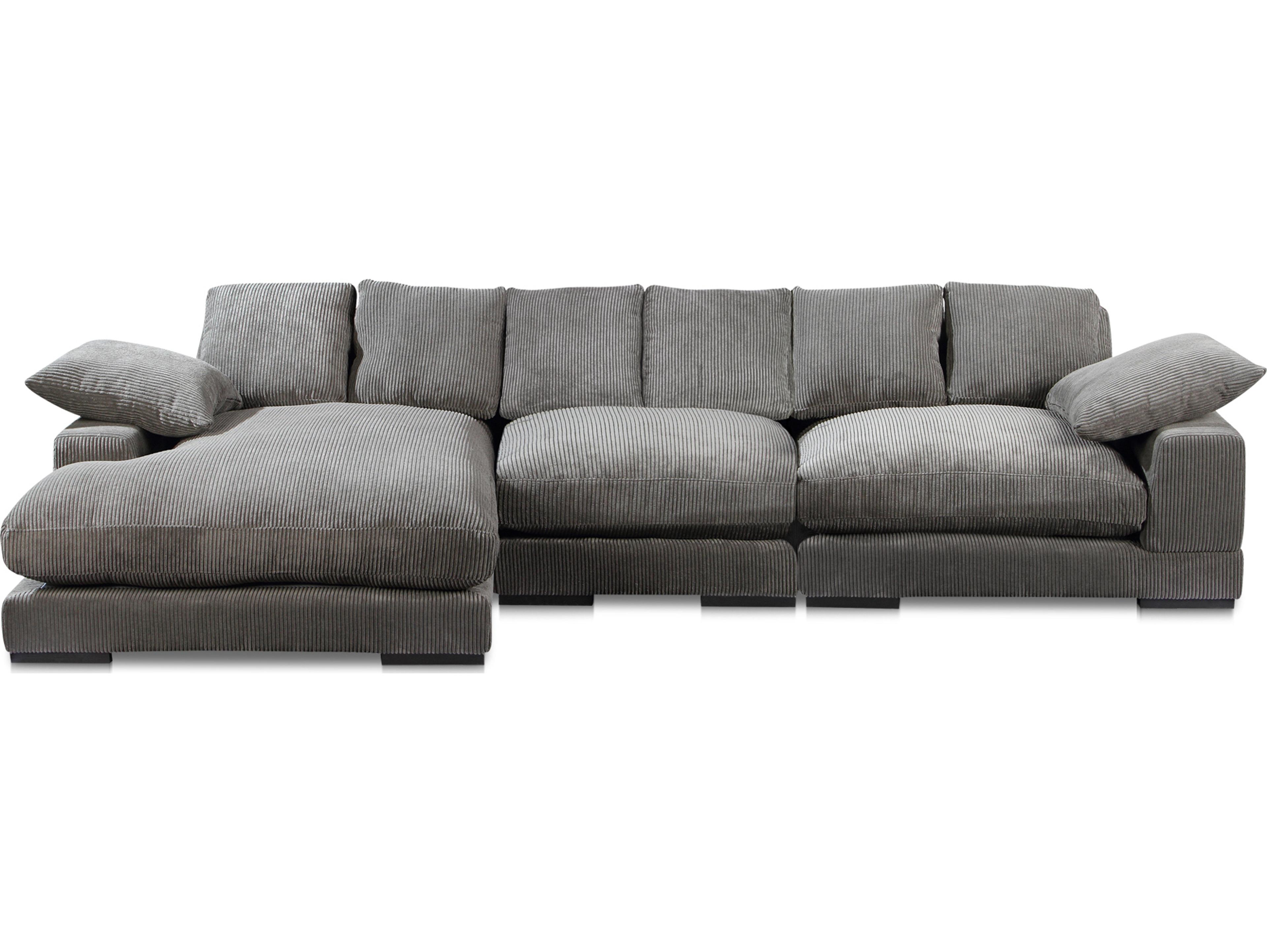 Moe's Home Plunge Large Sectional Charcoal