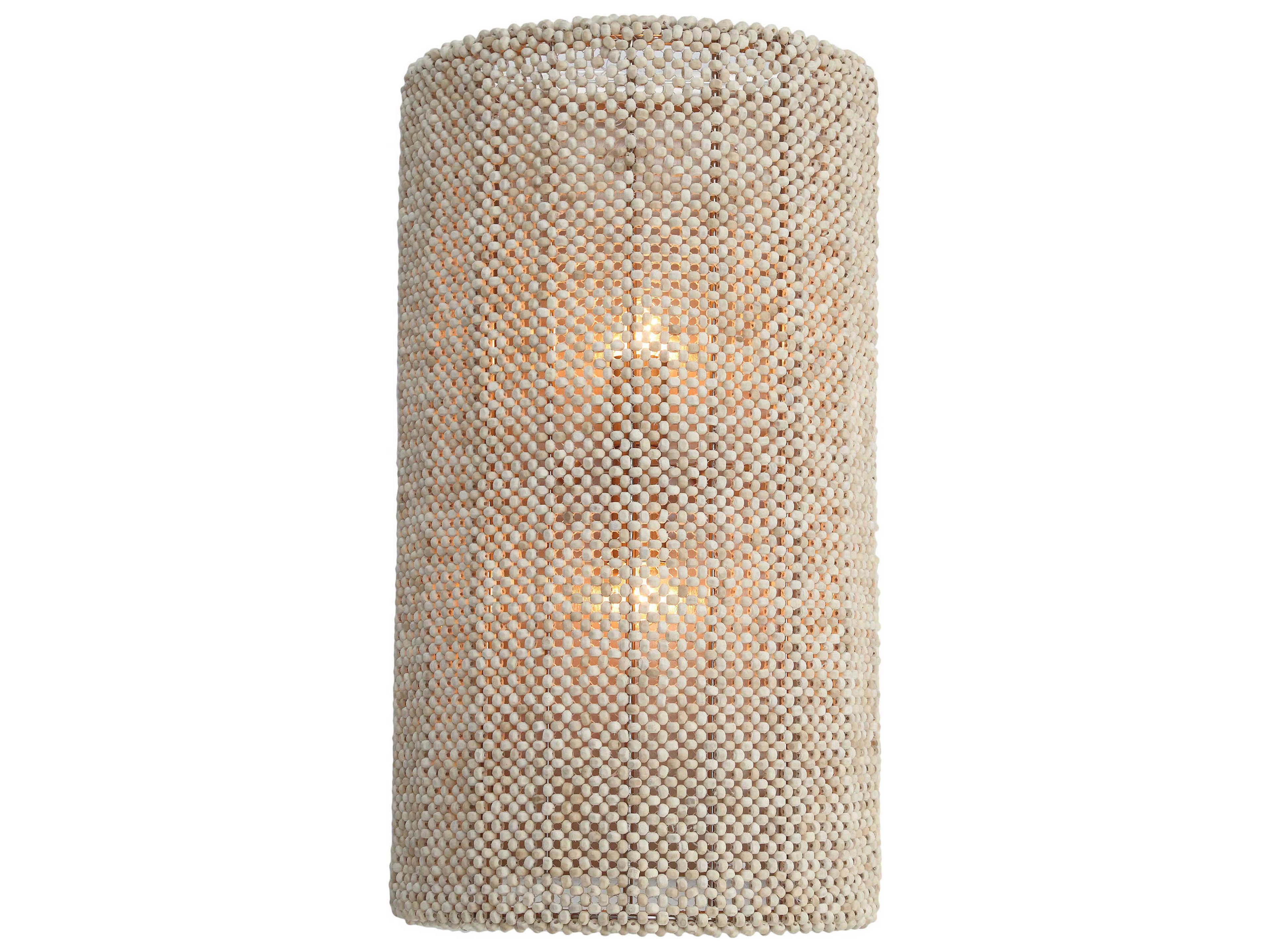 Metropolitan Copra 2-Light Nickel Wall Sconce