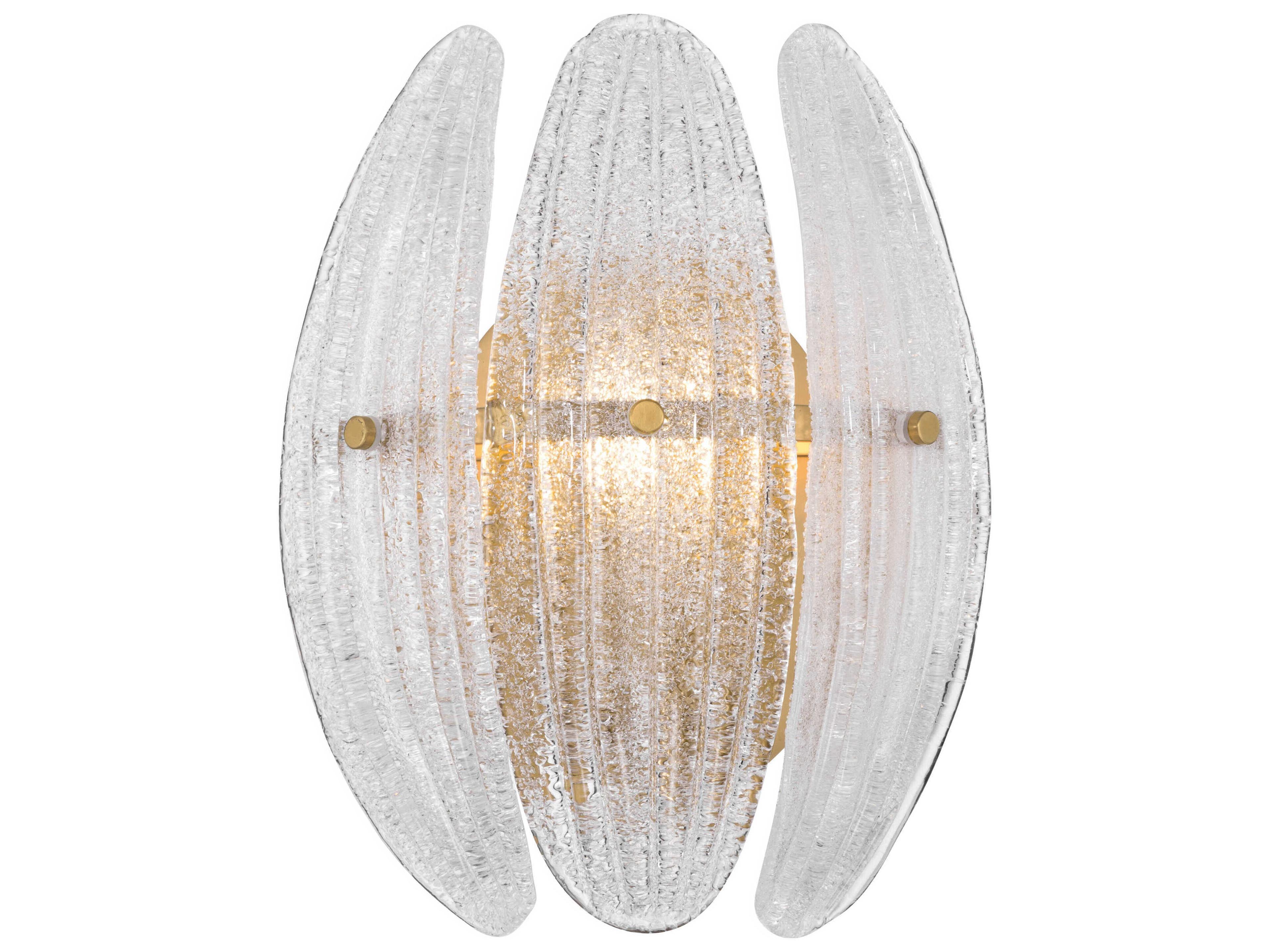 Metropolitan Marclaire 1-Light Legacy Brass Wall Sconce