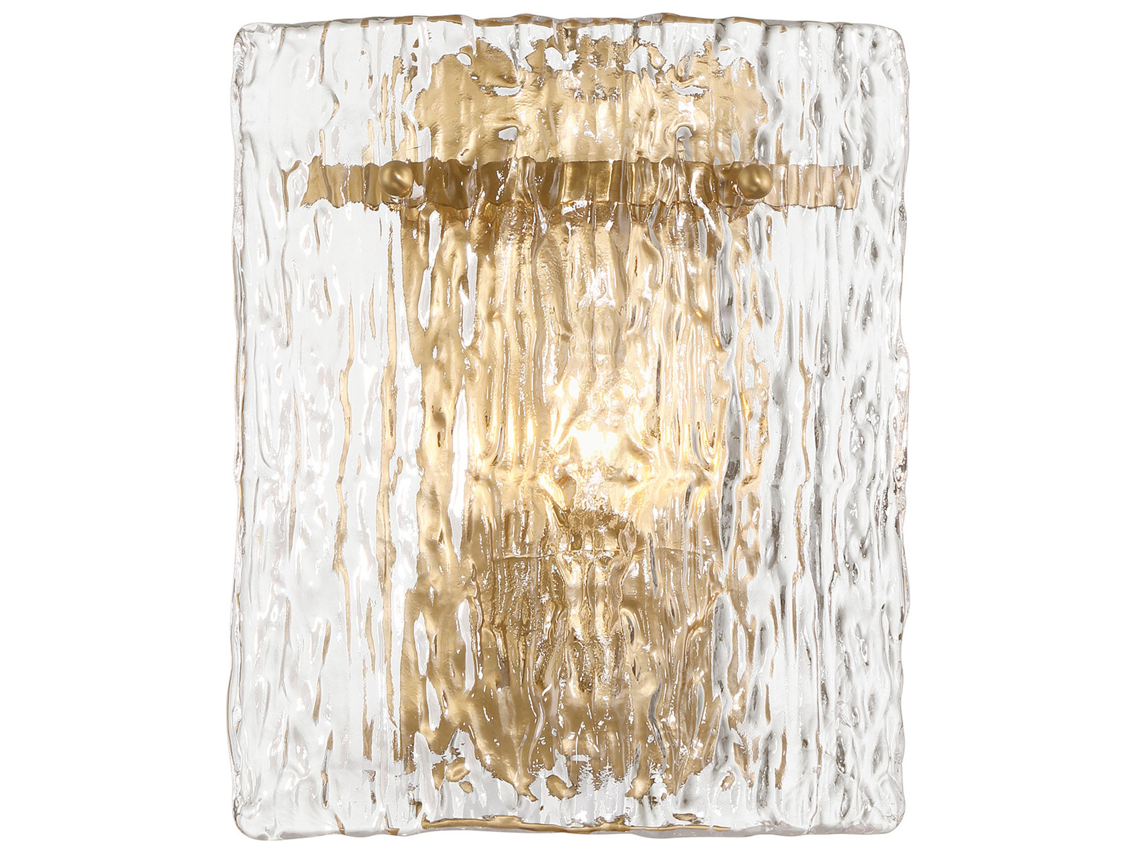 Metropolitan Brookstreet 1-Light Legacy Brass Wall Sconce
