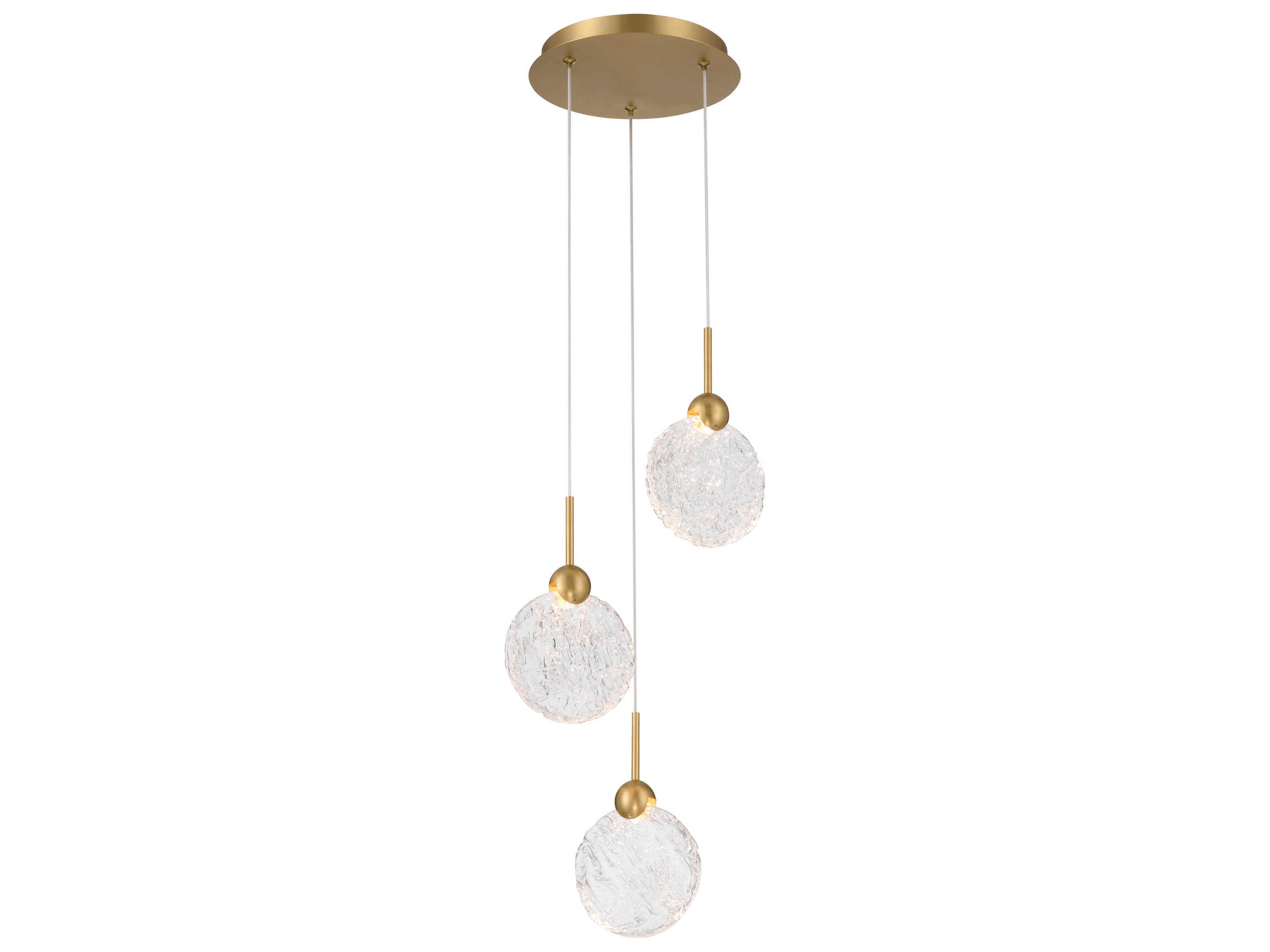 Metropolitan Briselle Legacy Brass Round Pendant
