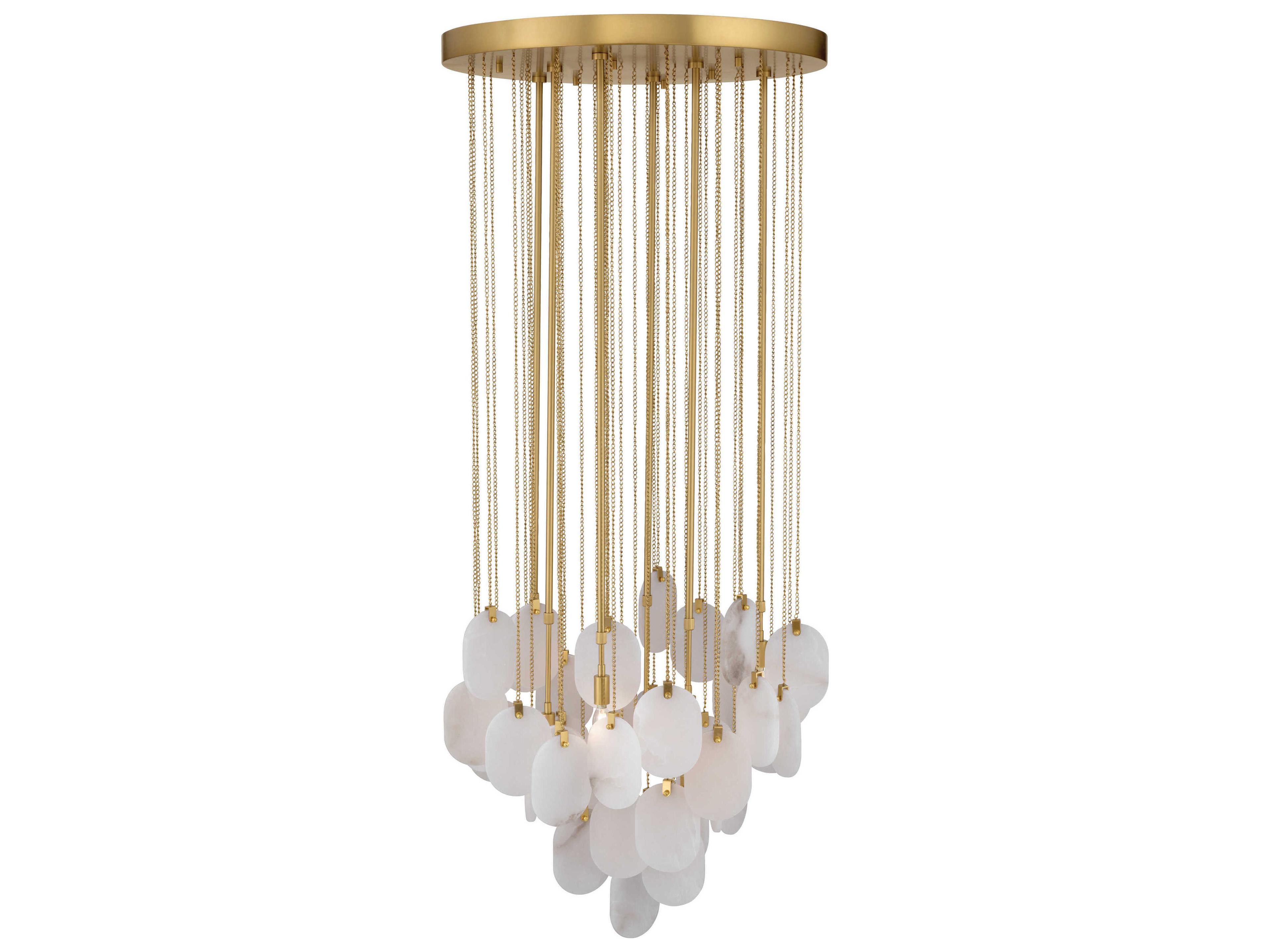 Metropolitan Velisse 6-Light Legacy Brass Pendant