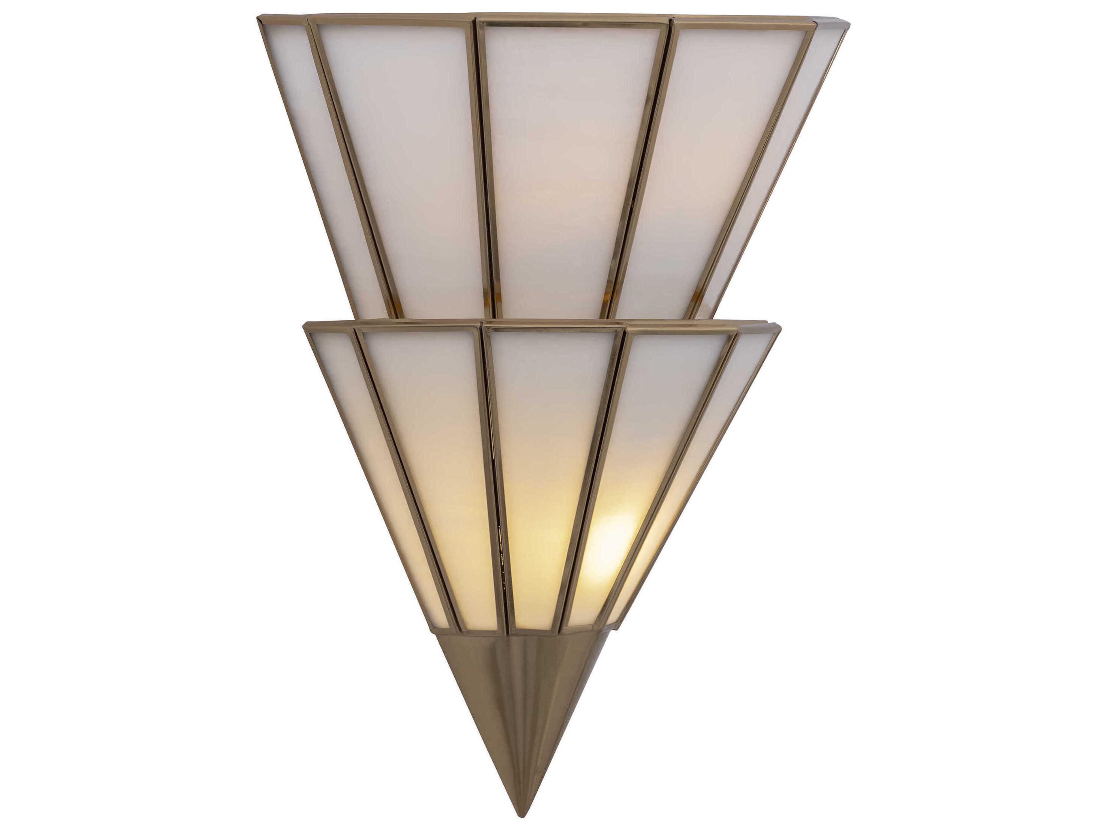 Metropolitan Jaxen 2-Light Legacy Brass Wall Sconce