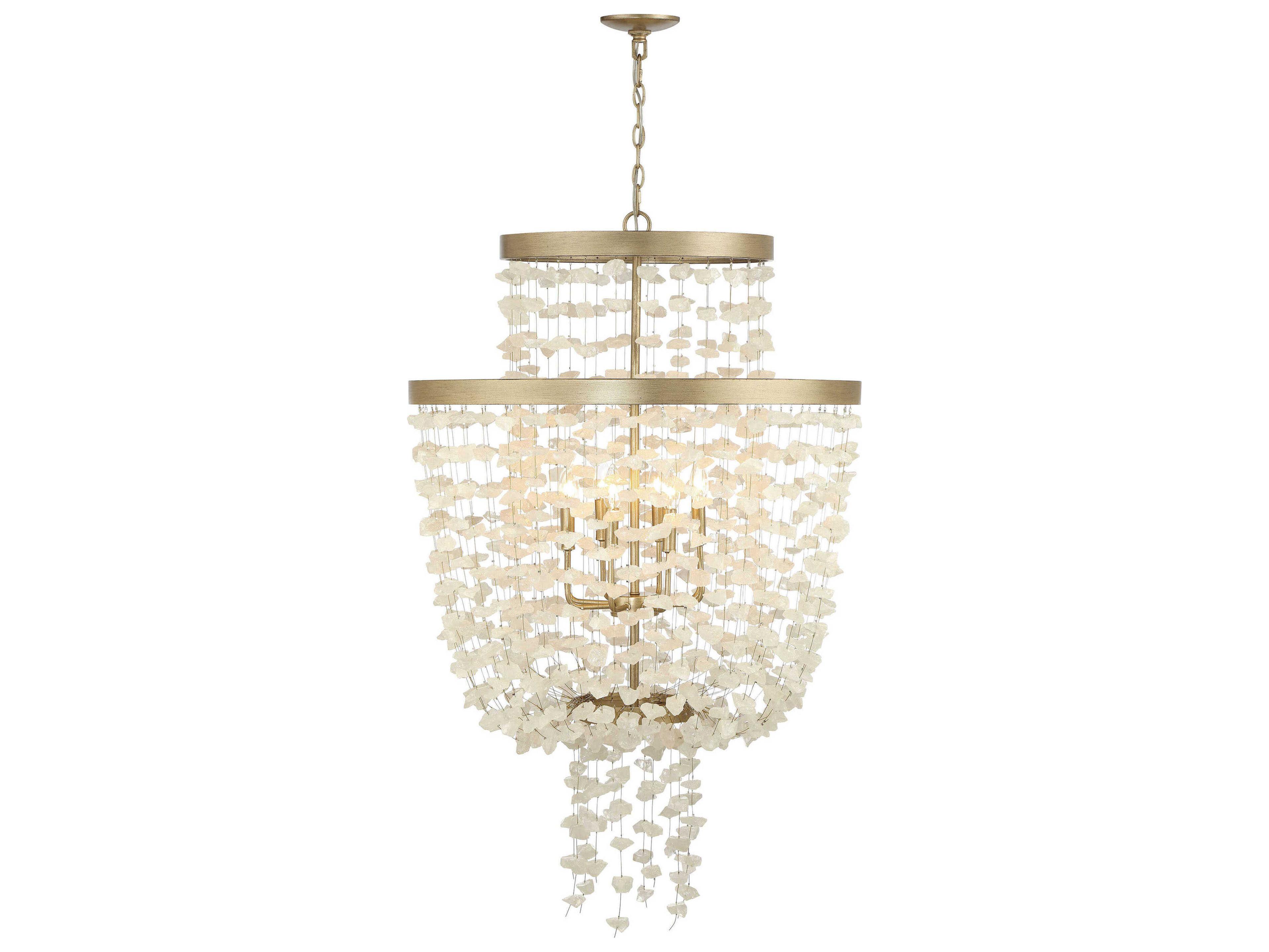 Metropolitan Stonybrook 8-Light Havana Gold Pendant