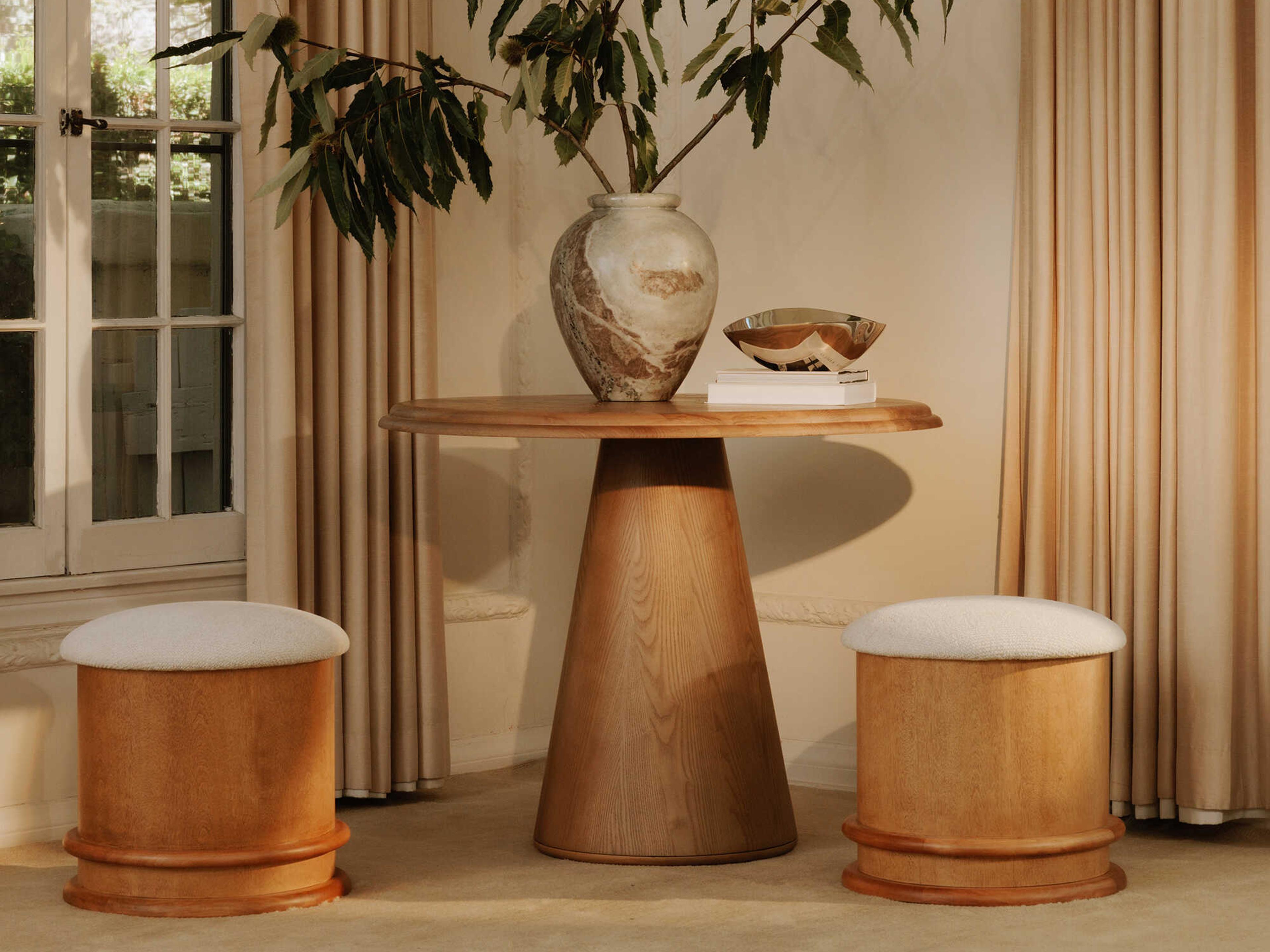 Moe's Home Tutto Ash Wood Dining Room Set