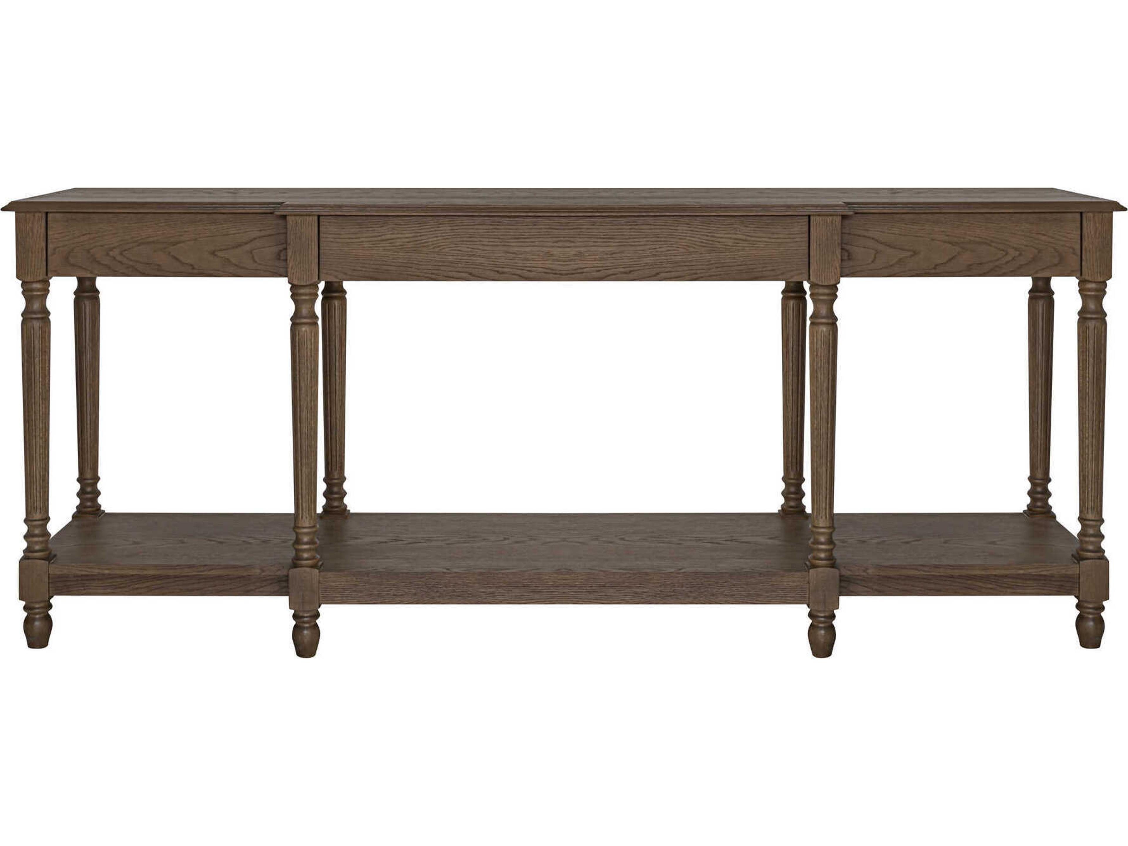 Moe's Home Martha Rectangular Wood Brown Console Table
