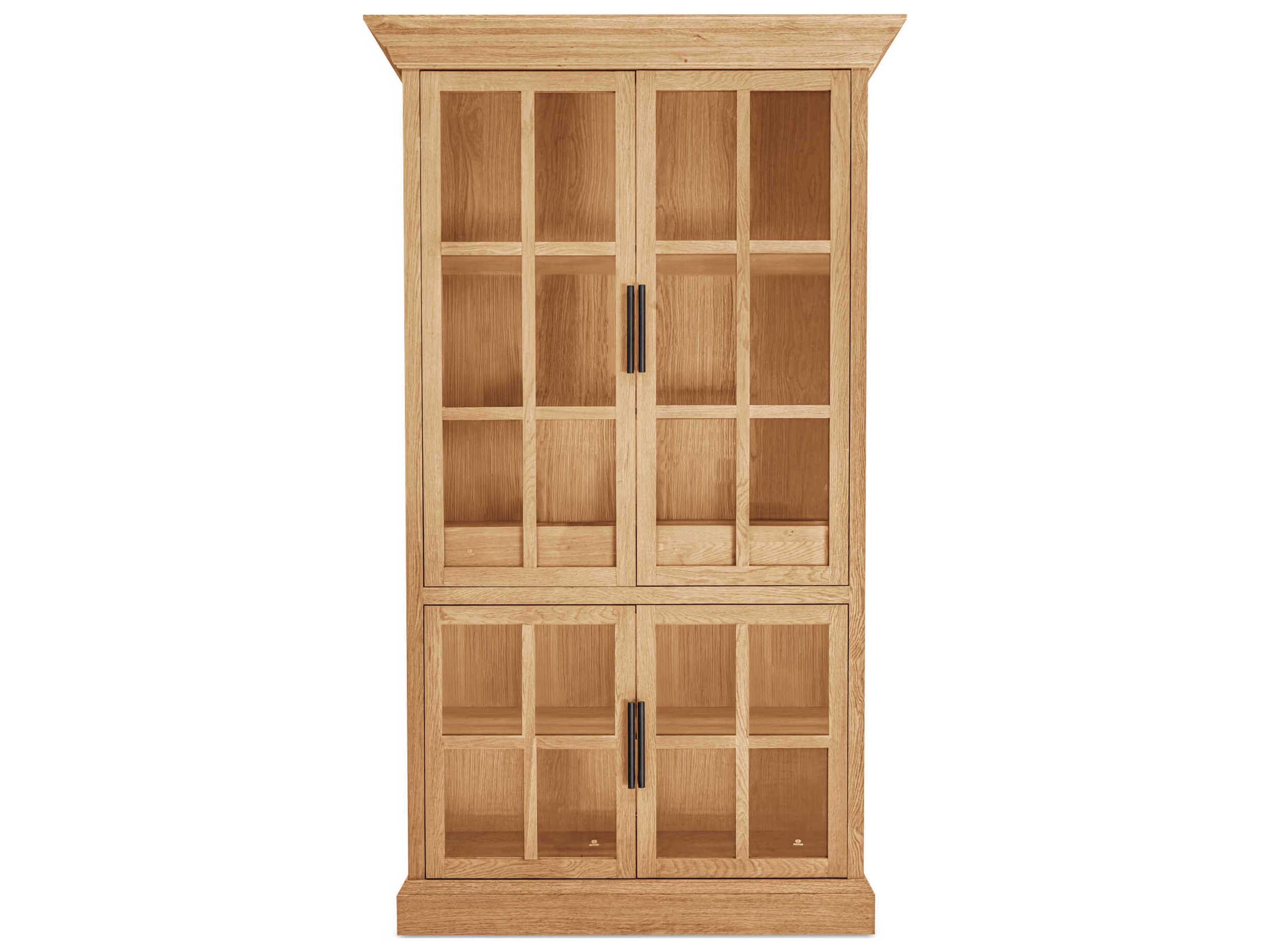 Moe's Home Raymond Oak Wood Natural Display Cabinet