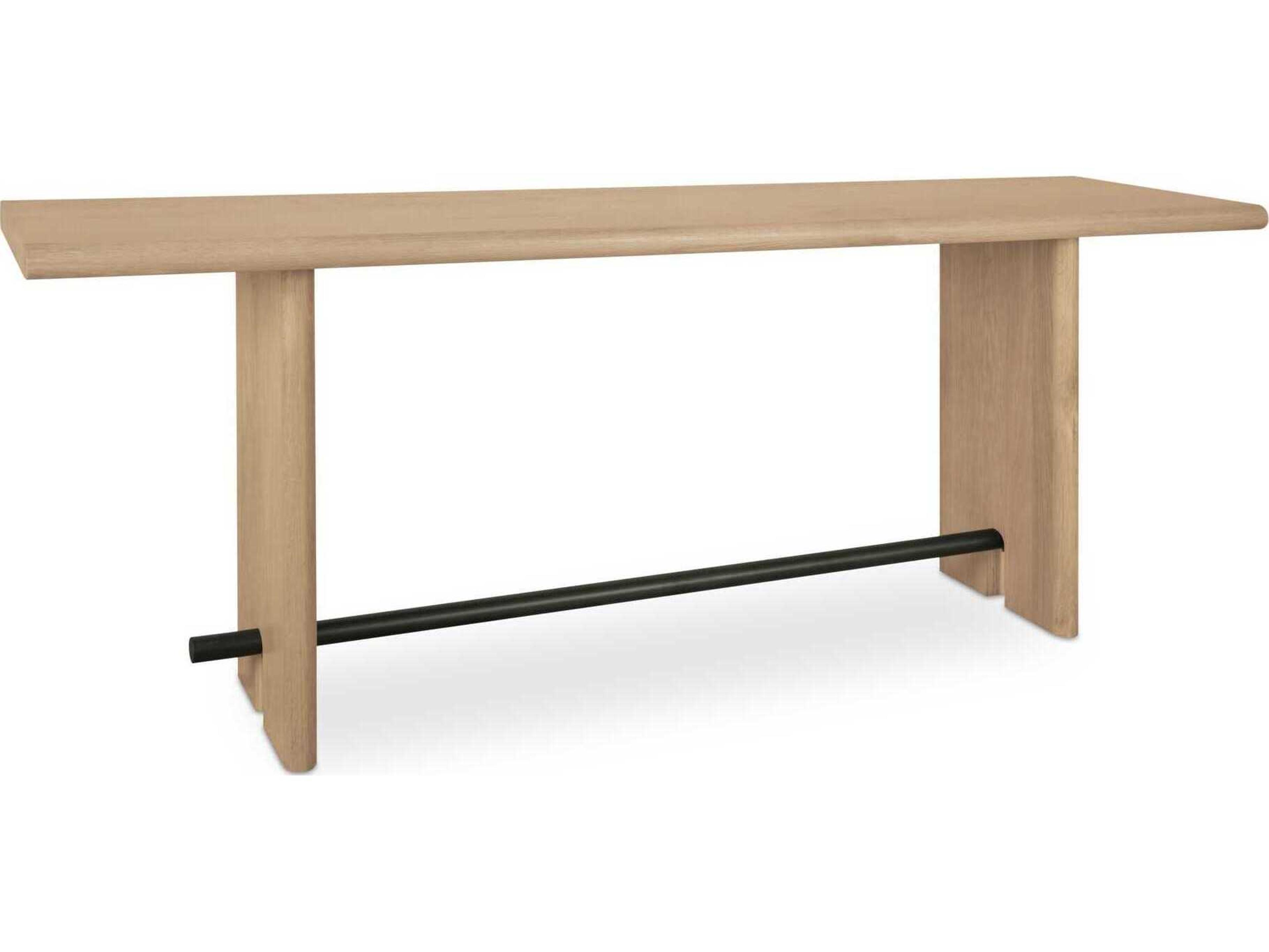 Moe's Home Madison Rectangular Wood Natural Oak Console Table