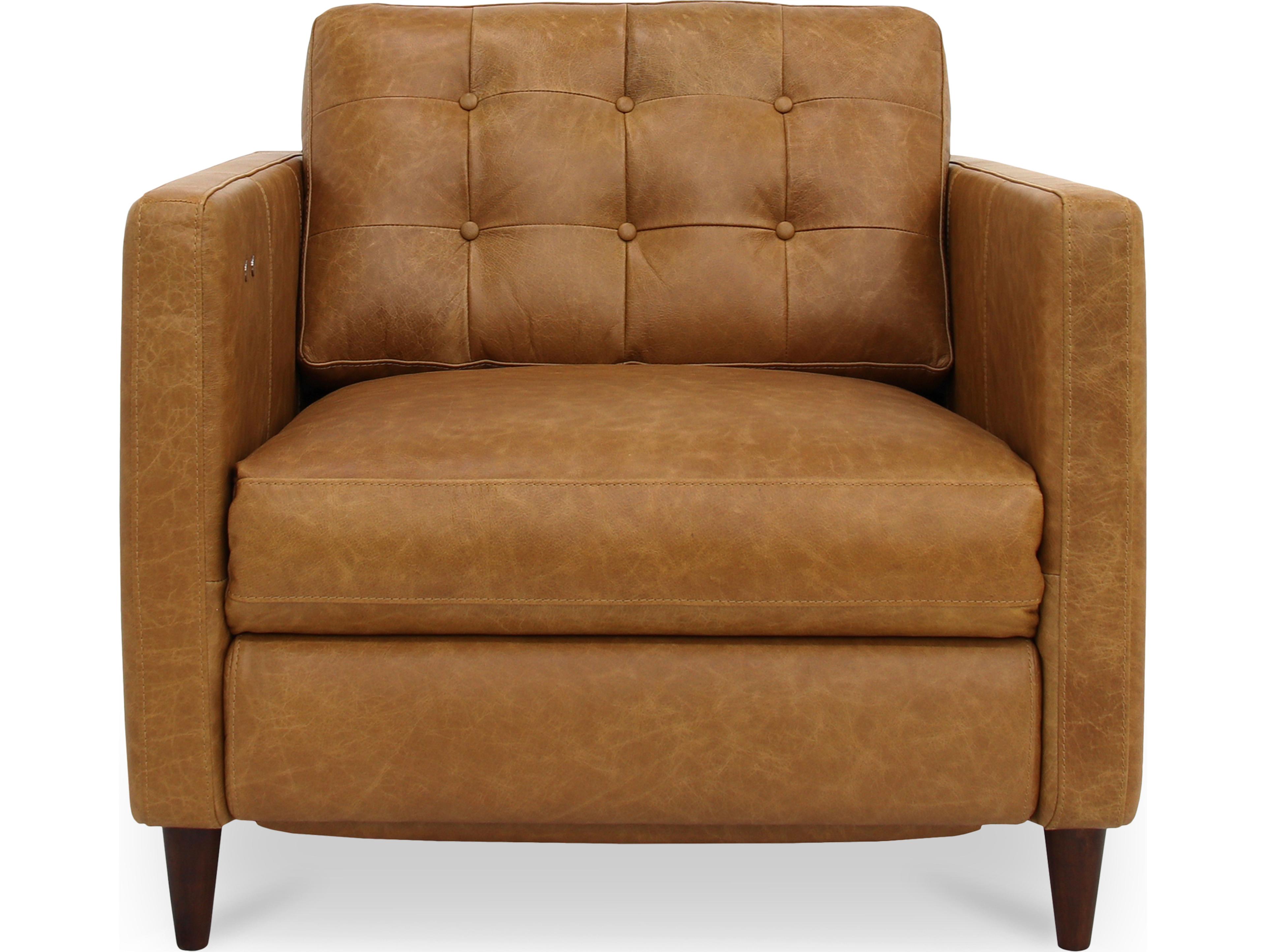 Moe's Home Bridgers Tan Leather Chair