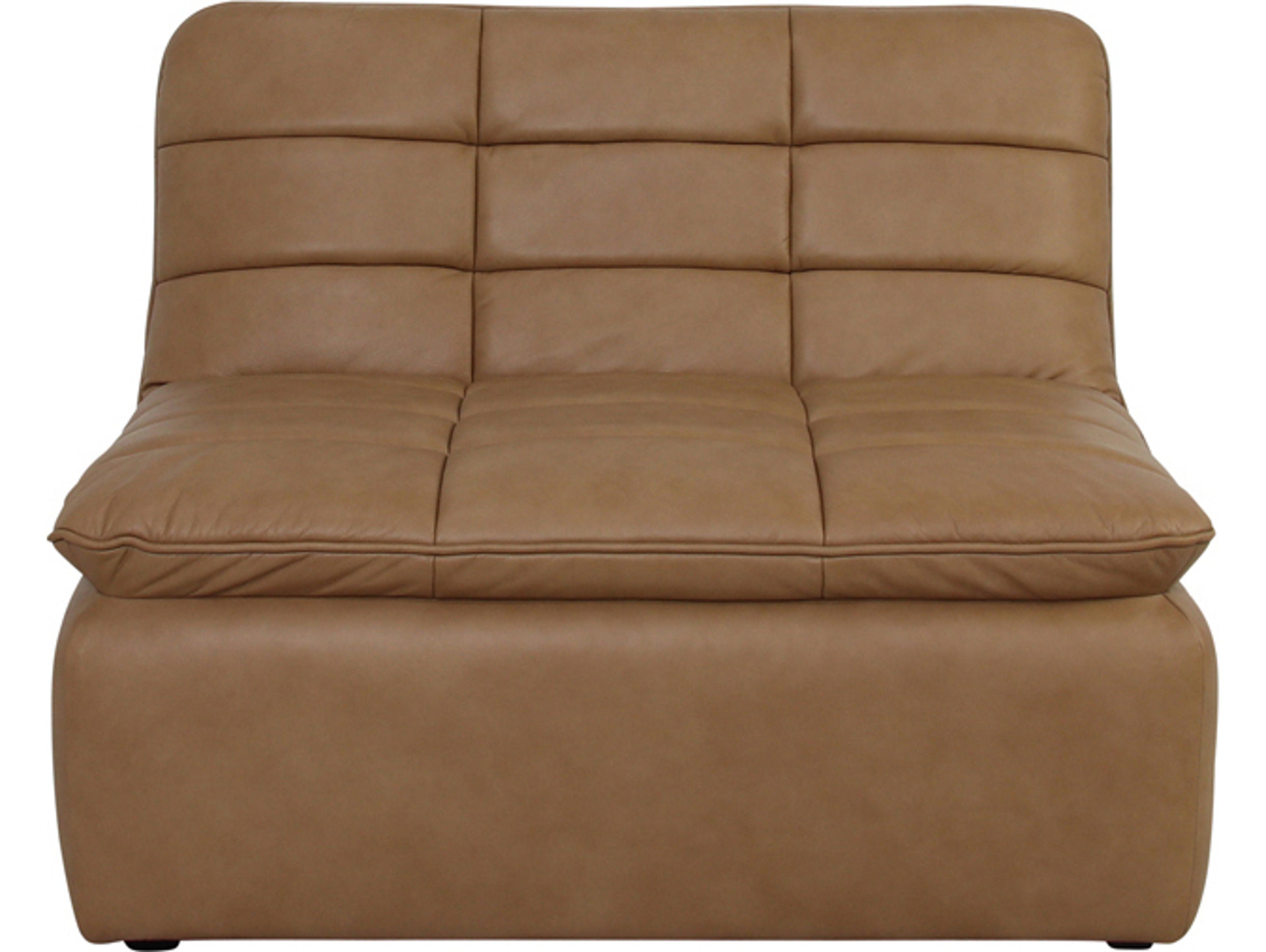 Moe's Home Lino Brown Leather Modular Chair