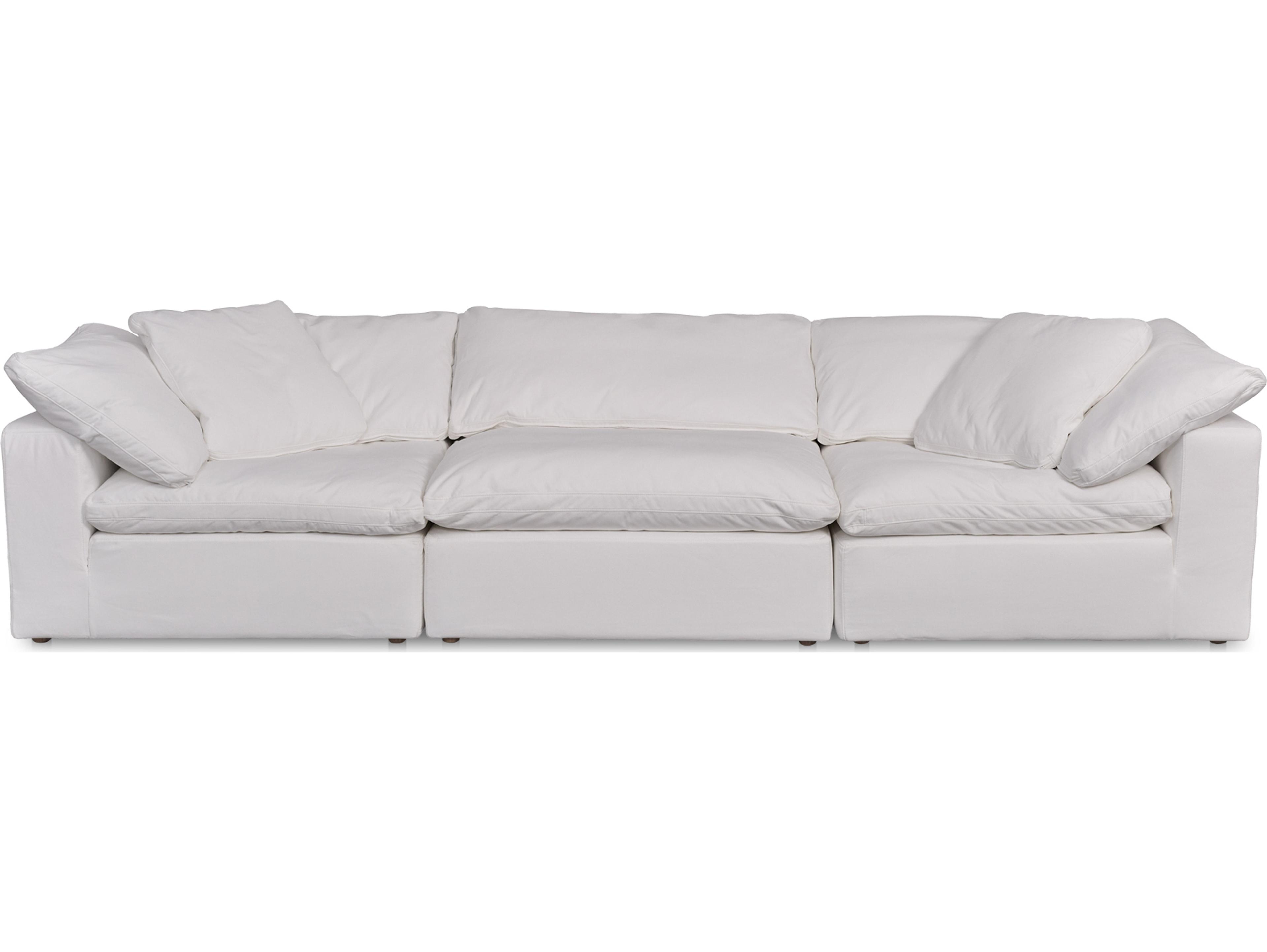 Moe's Home Clay Modular Sofa Cream Cream White